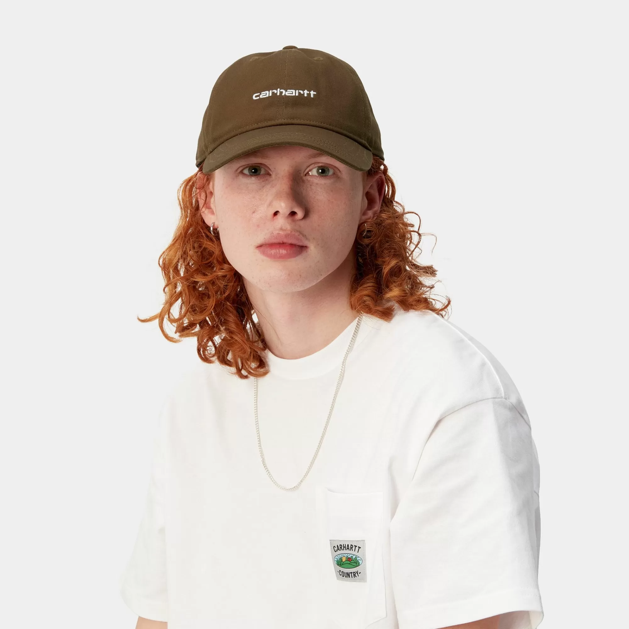 Carhartt WIP Caps & Bucket Hats>Canvas Script Cap