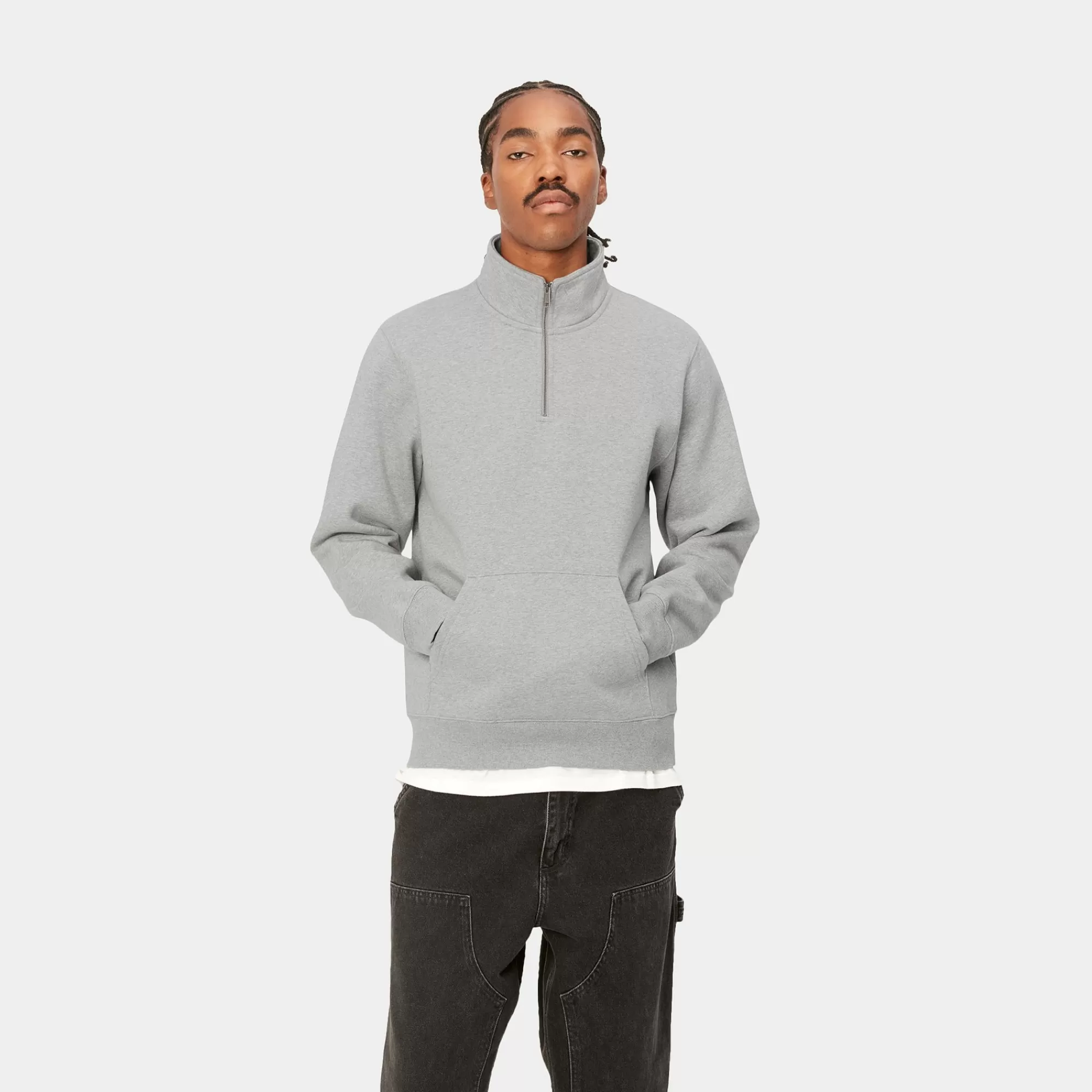 Carhartt WIP Sweats>Chase Neck Zip Sweatshirt