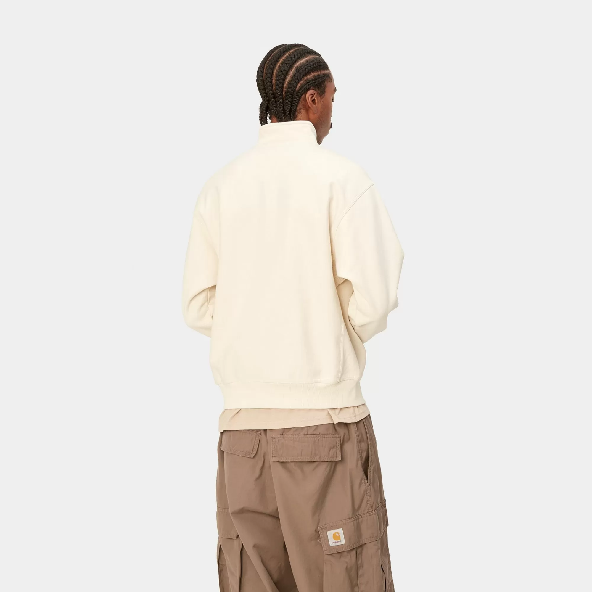 Carhartt WIP Sweats>Half Zip American Script Sweatshirt