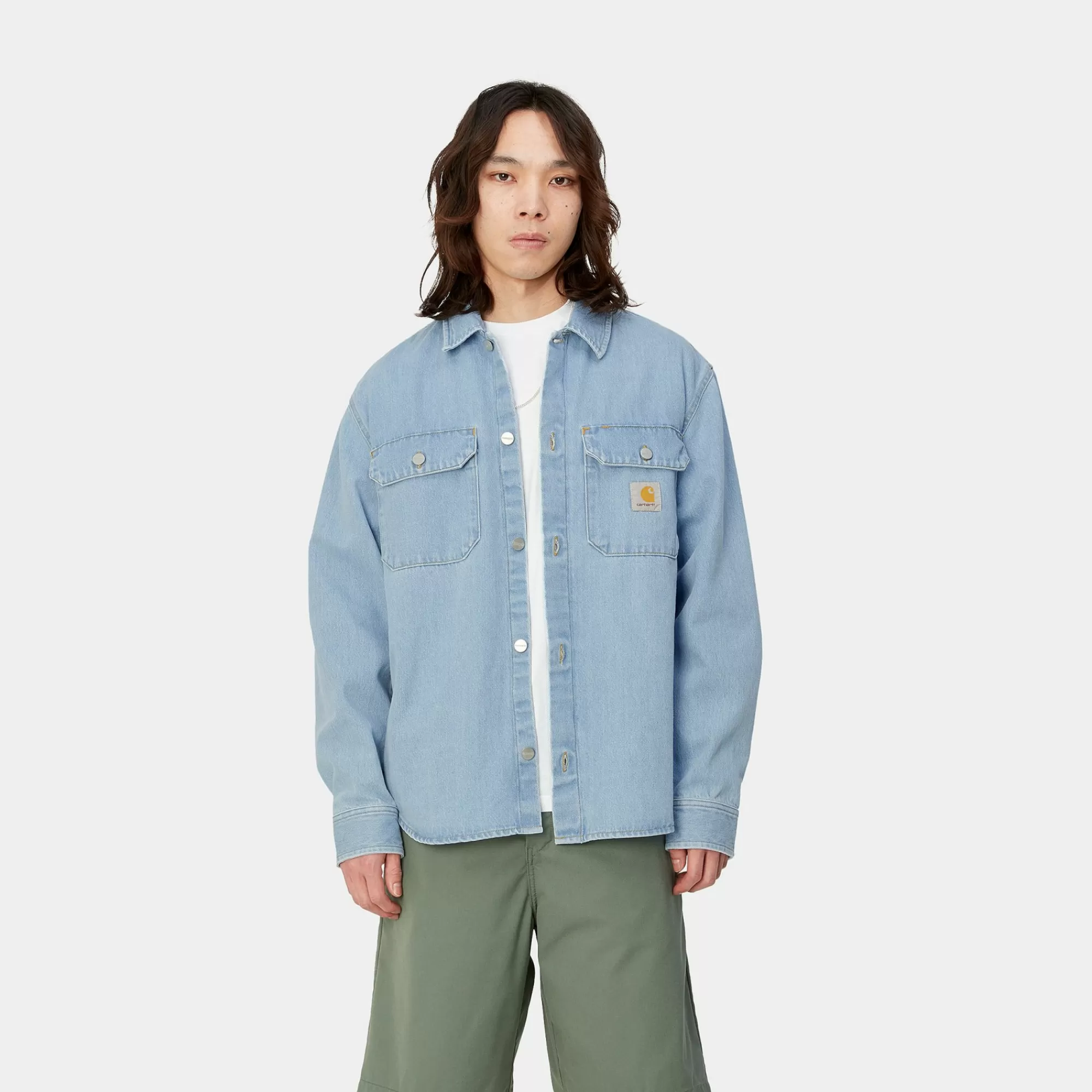 Carhartt WIP Denim>Harvey Shirt Jac