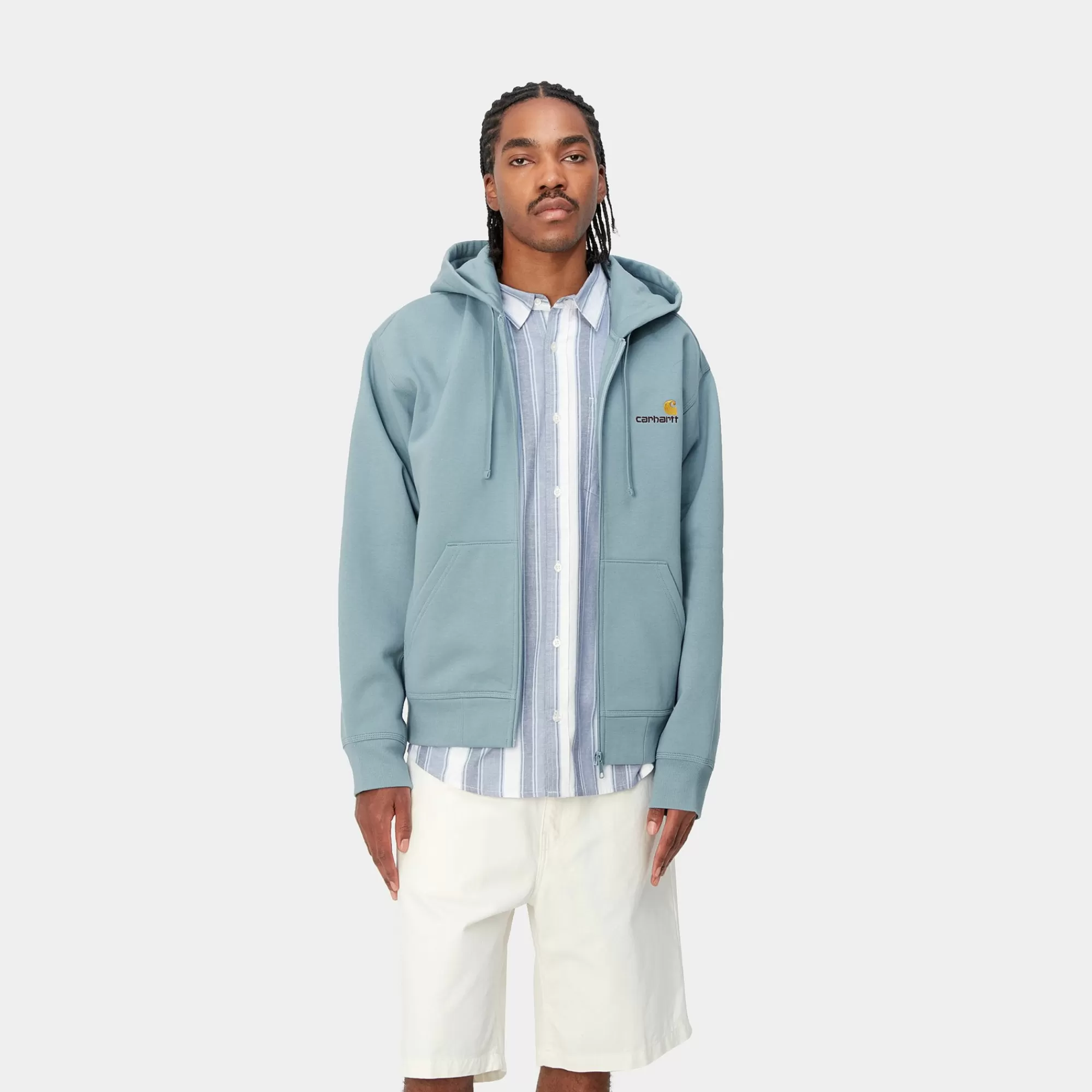 Carhartt WIP Sweats>Hooded American Script Jacket