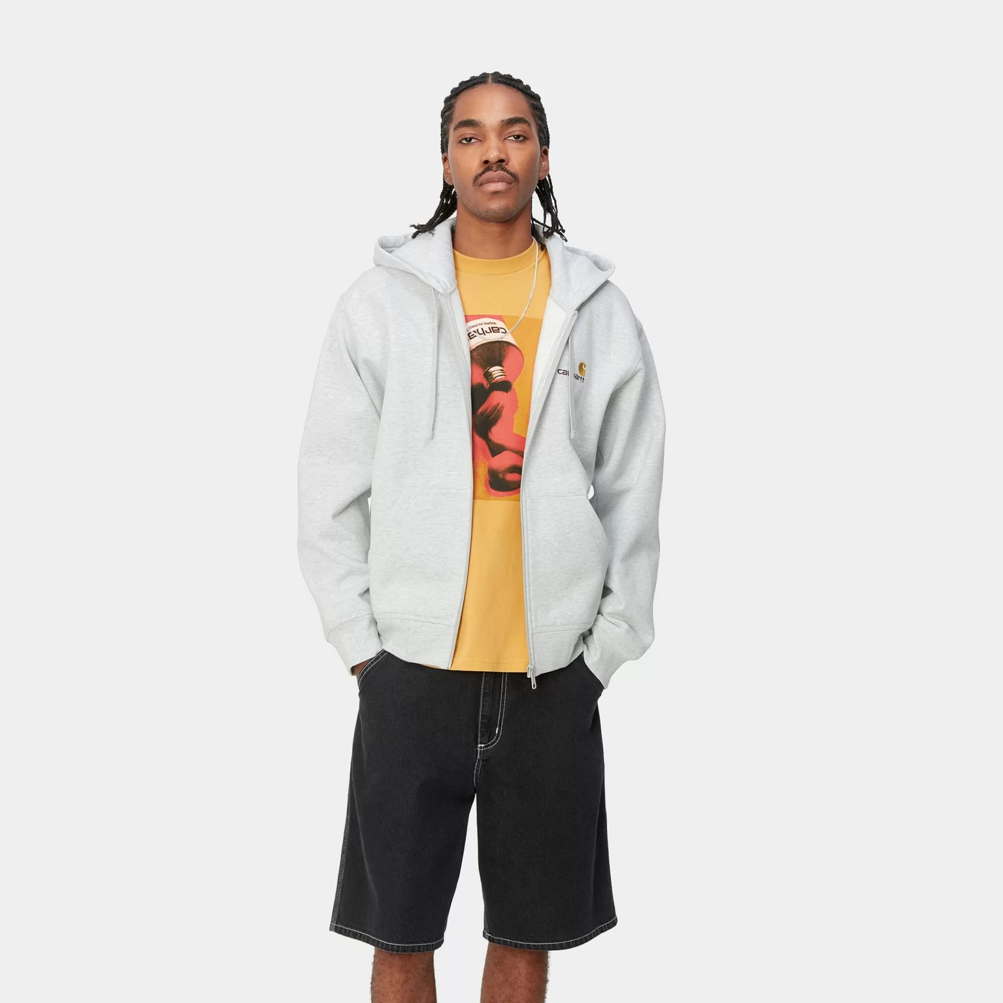 Carhartt WIP Sweats>Hooded American Script Jacket