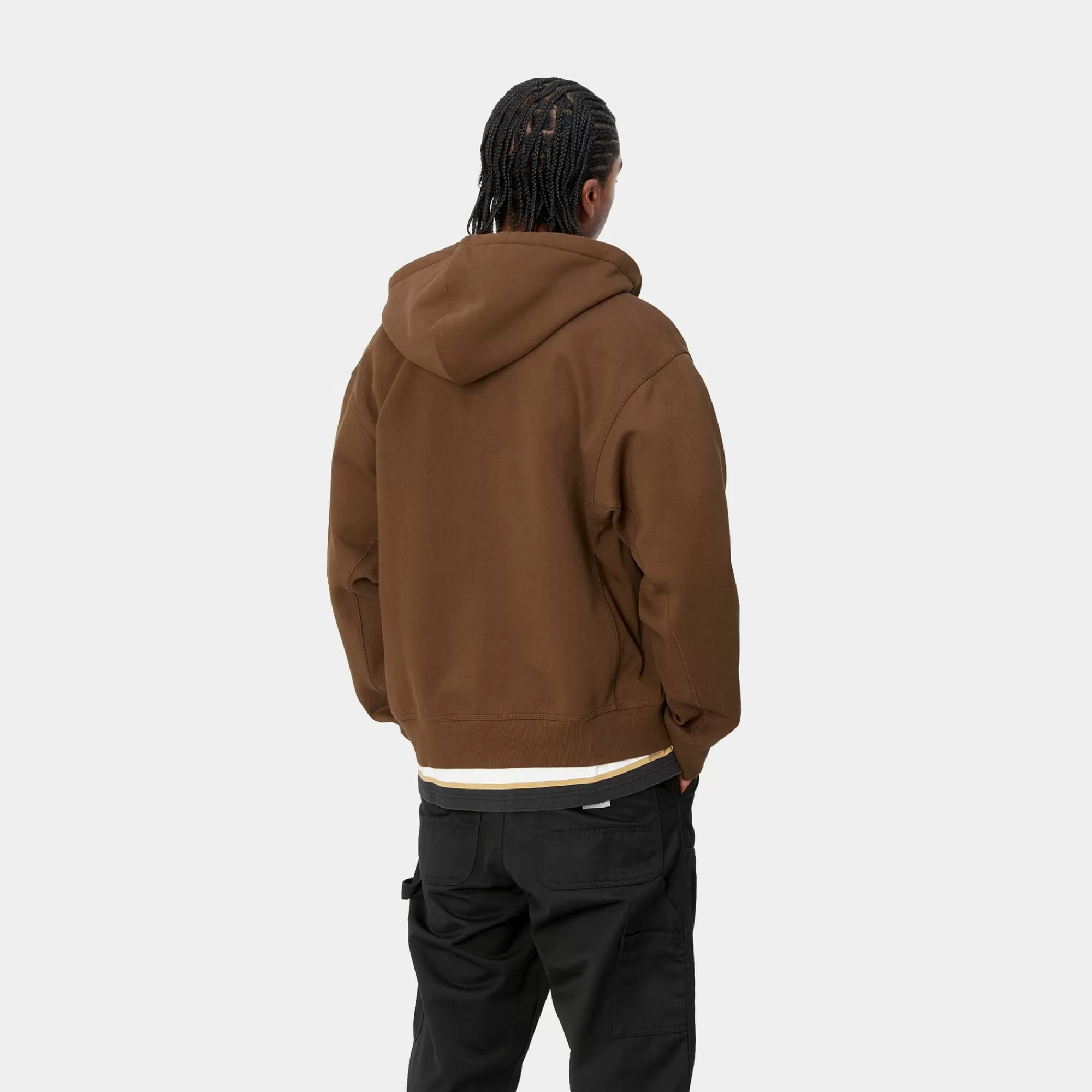 Carhartt WIP Core Products>Hooded American Script Jacket