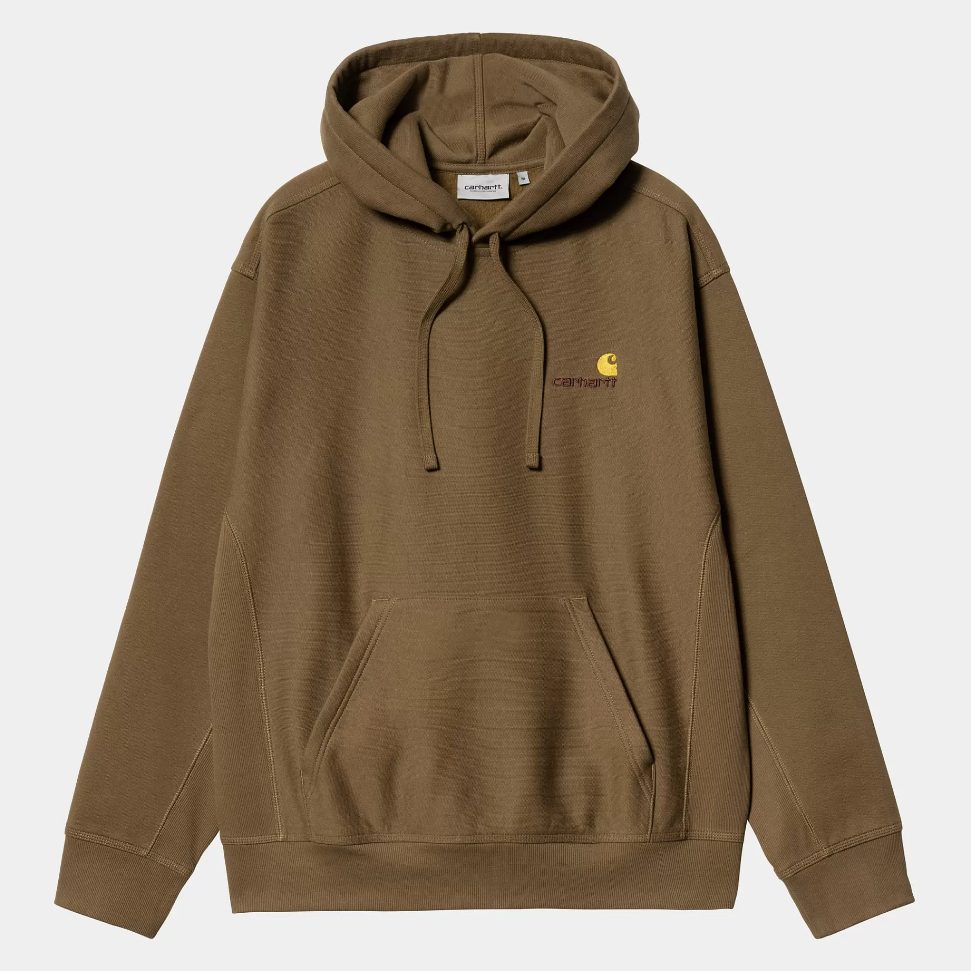 Carhartt WIP Core Products>Hooded American Script Sweatshirt