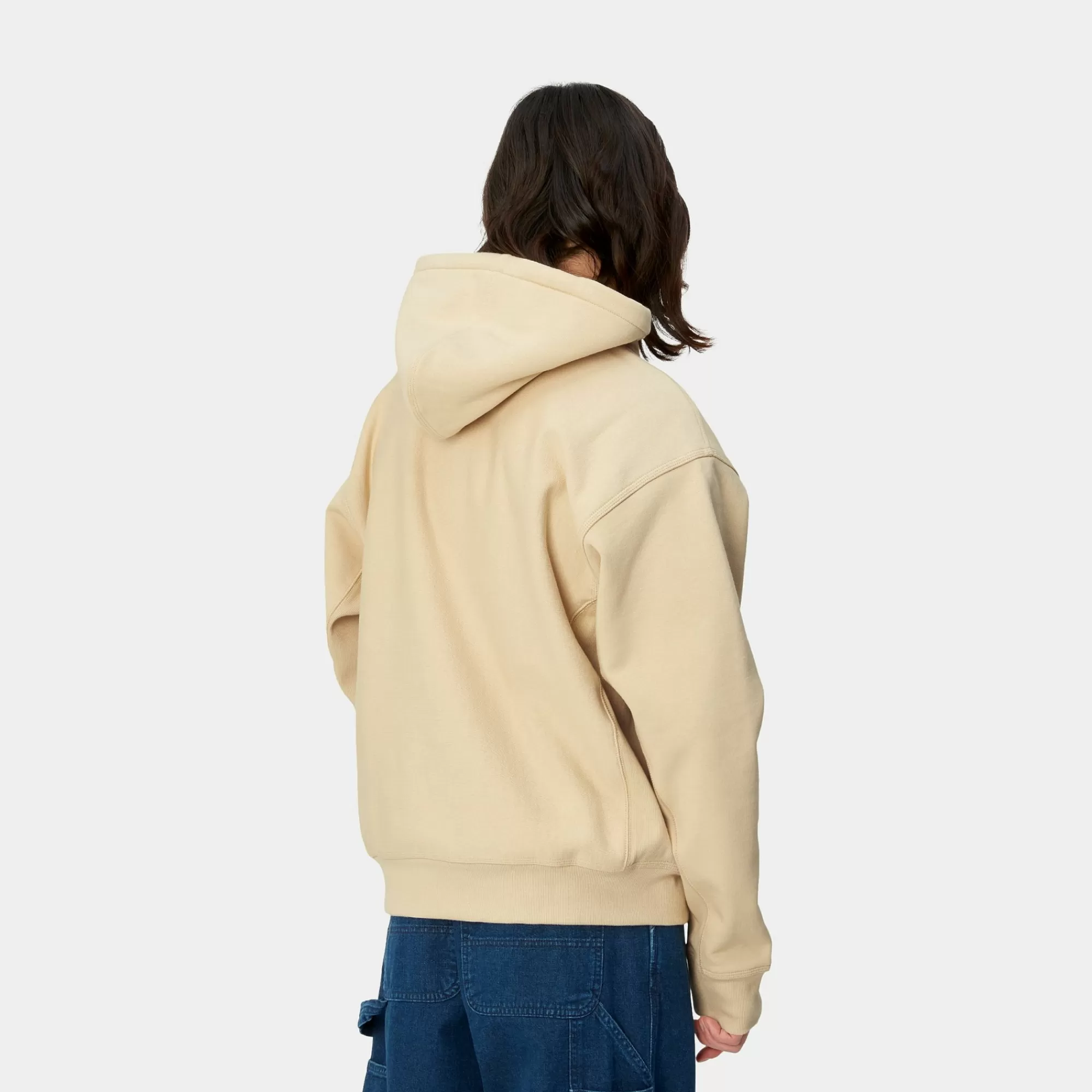 Carhartt WIP Core Products>Hooded American Script Sweatshirt