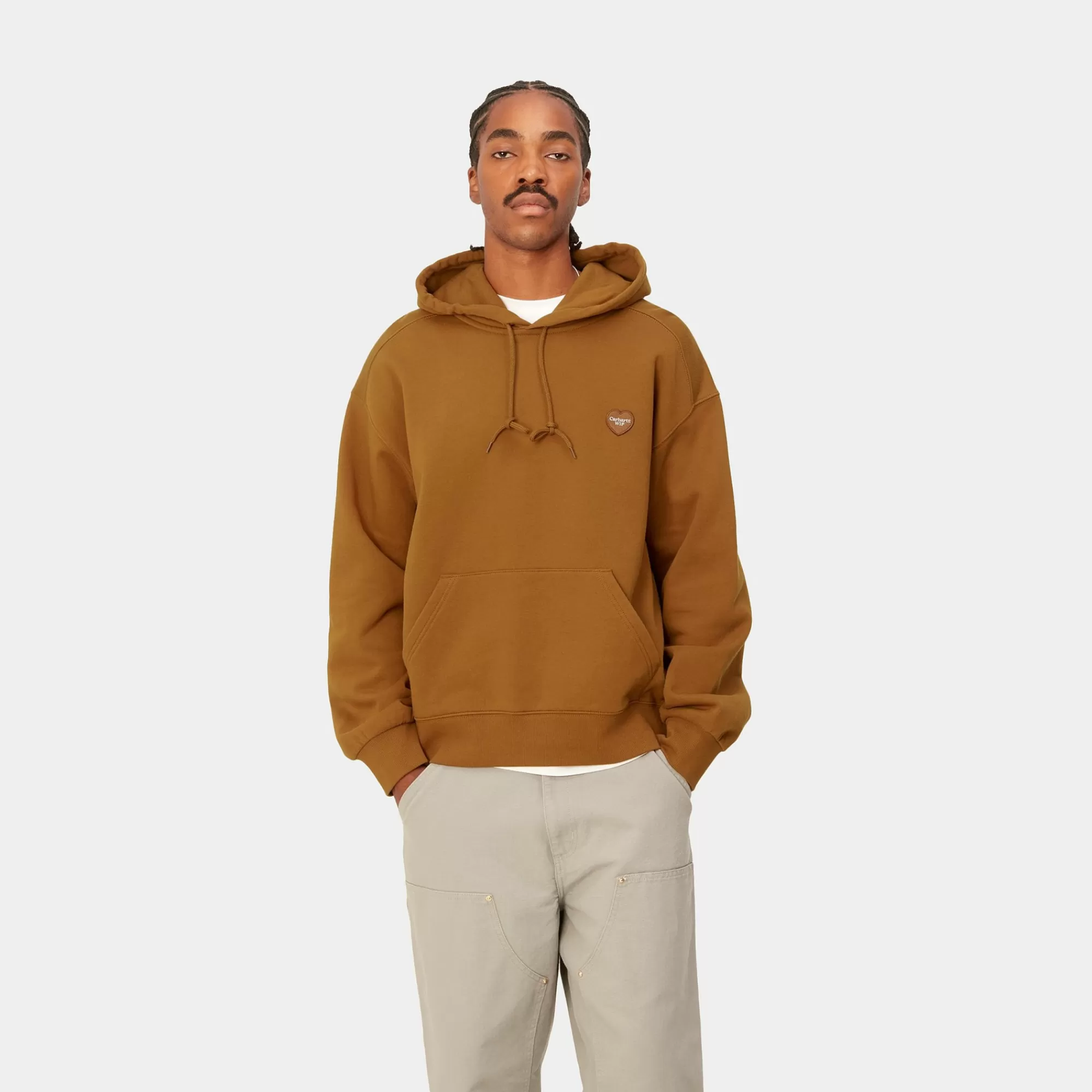 Carhartt WIP Sweats>Hooded Heart Patch Sweat