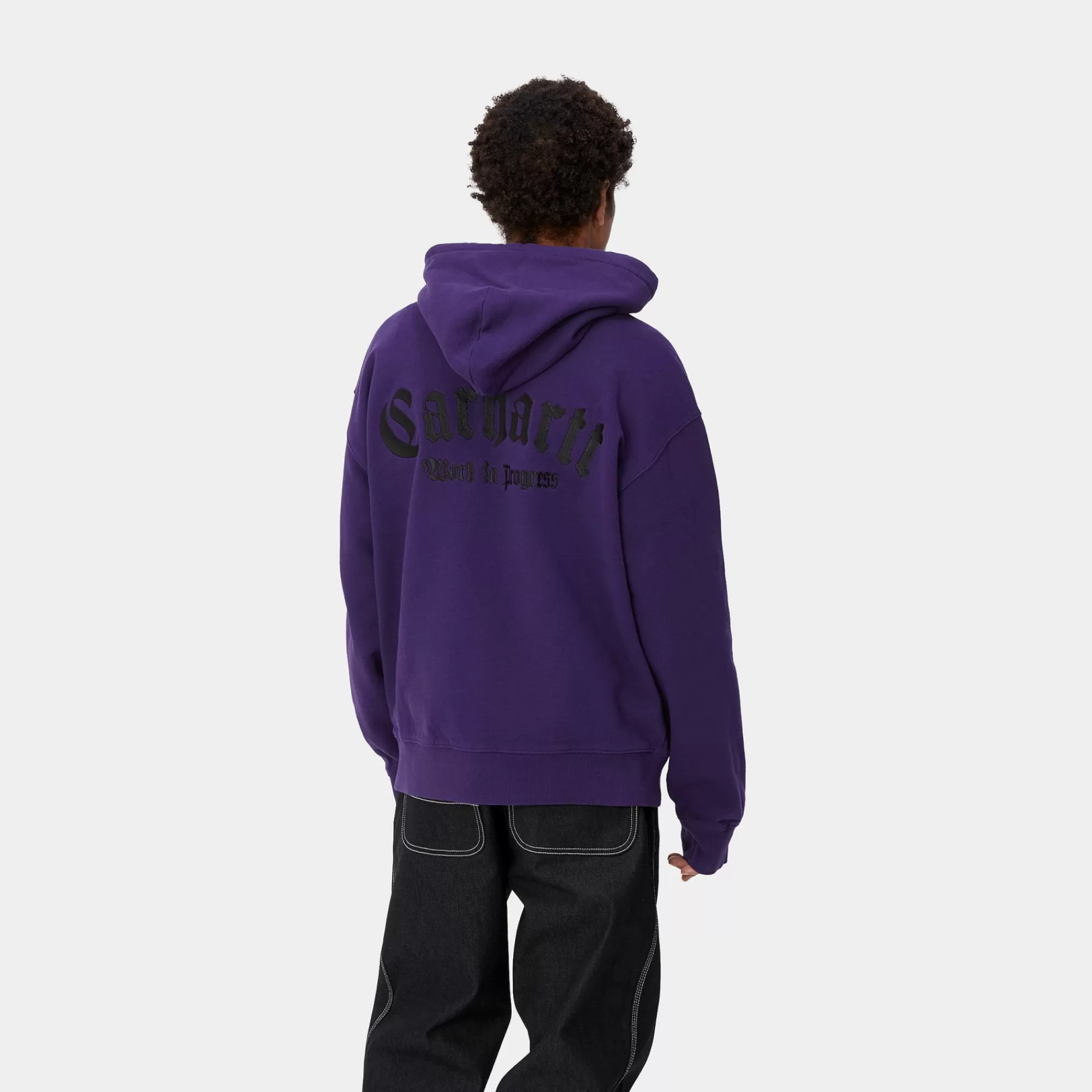 Carhartt WIP Sweats>Hooded Onyx Script Sweat