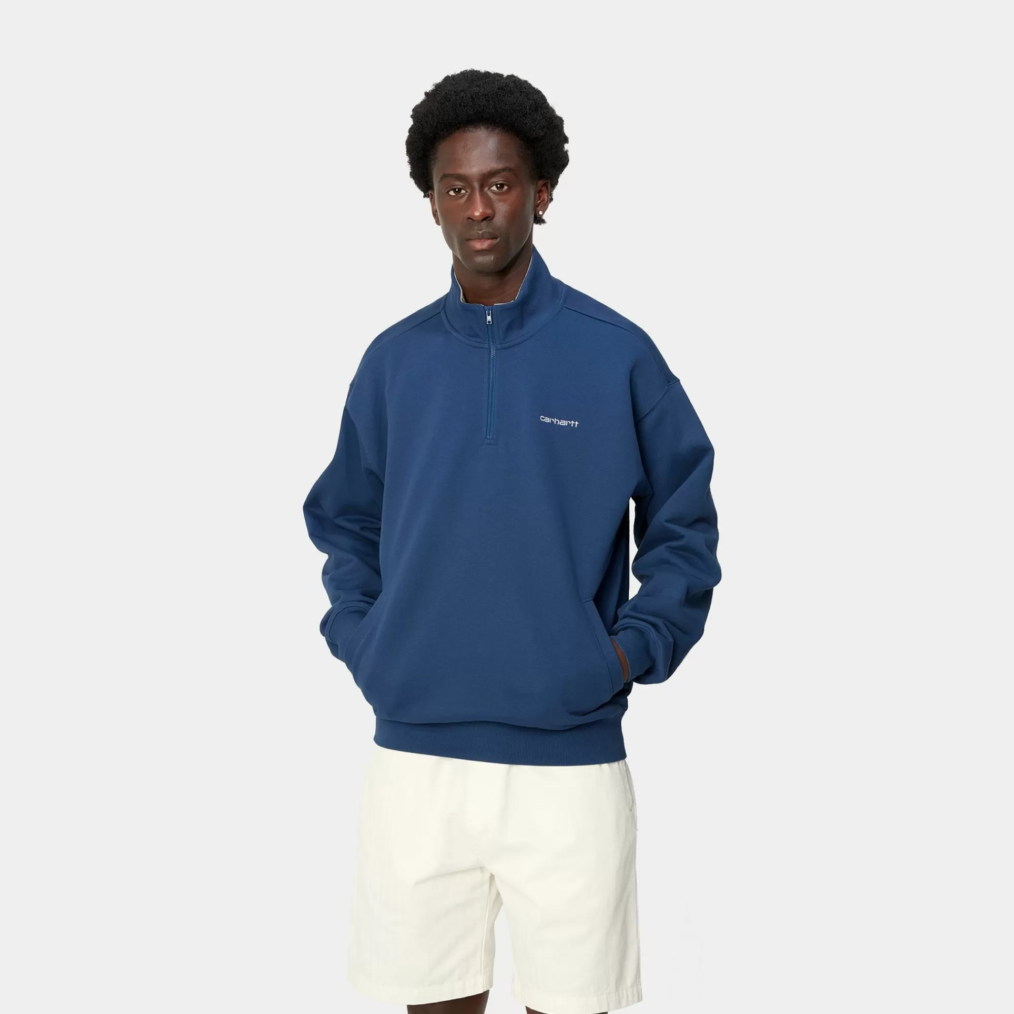 Carhartt WIP Sweats>L/S Adam Half-Zip Sweatshirt