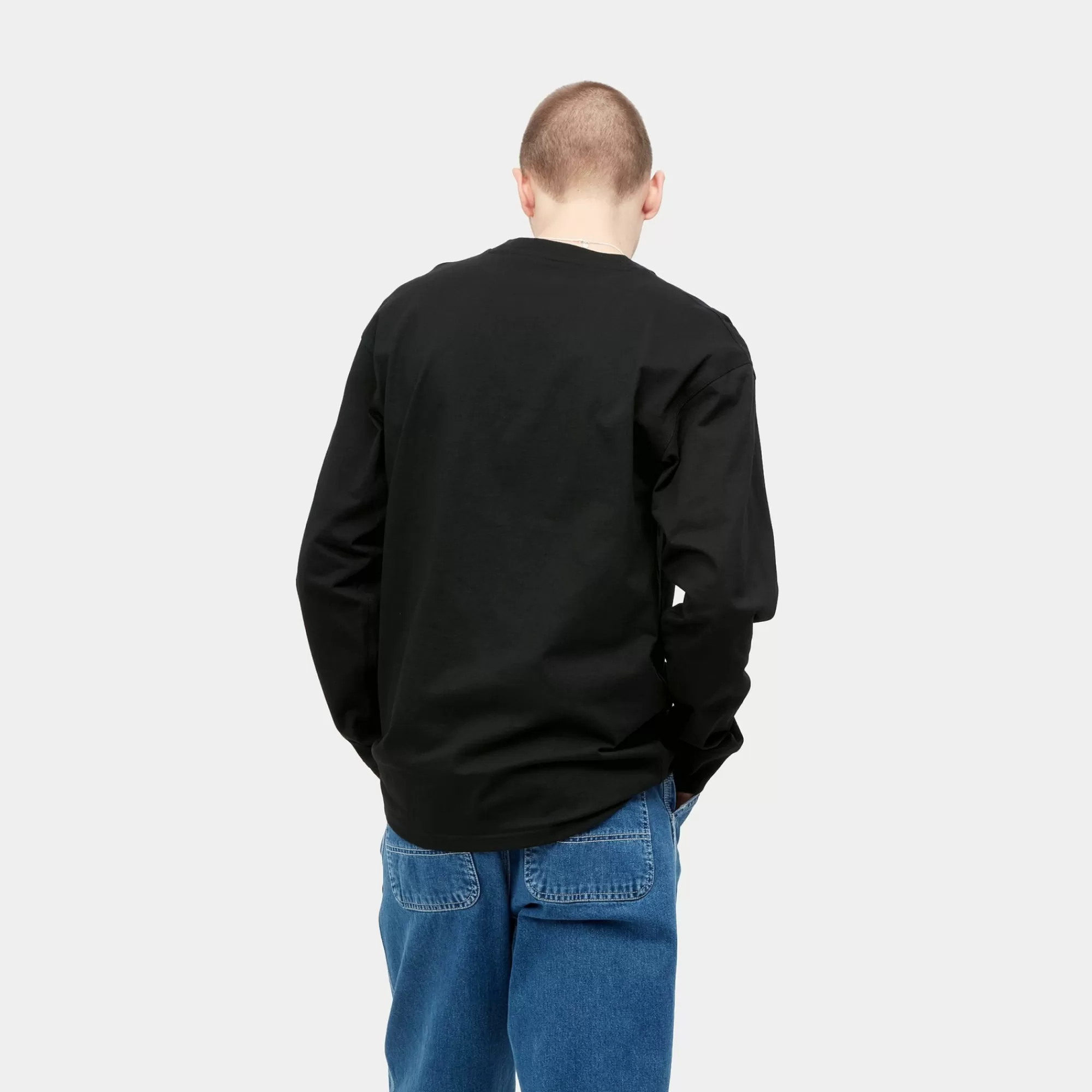 Carhartt WIP Core Products>L/S American Script T-Shirt