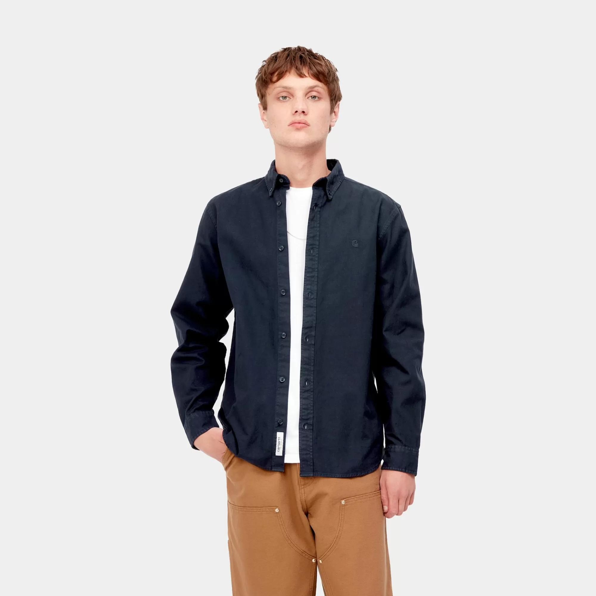 Carhartt WIP Shirts>L/S Bolton Shirt