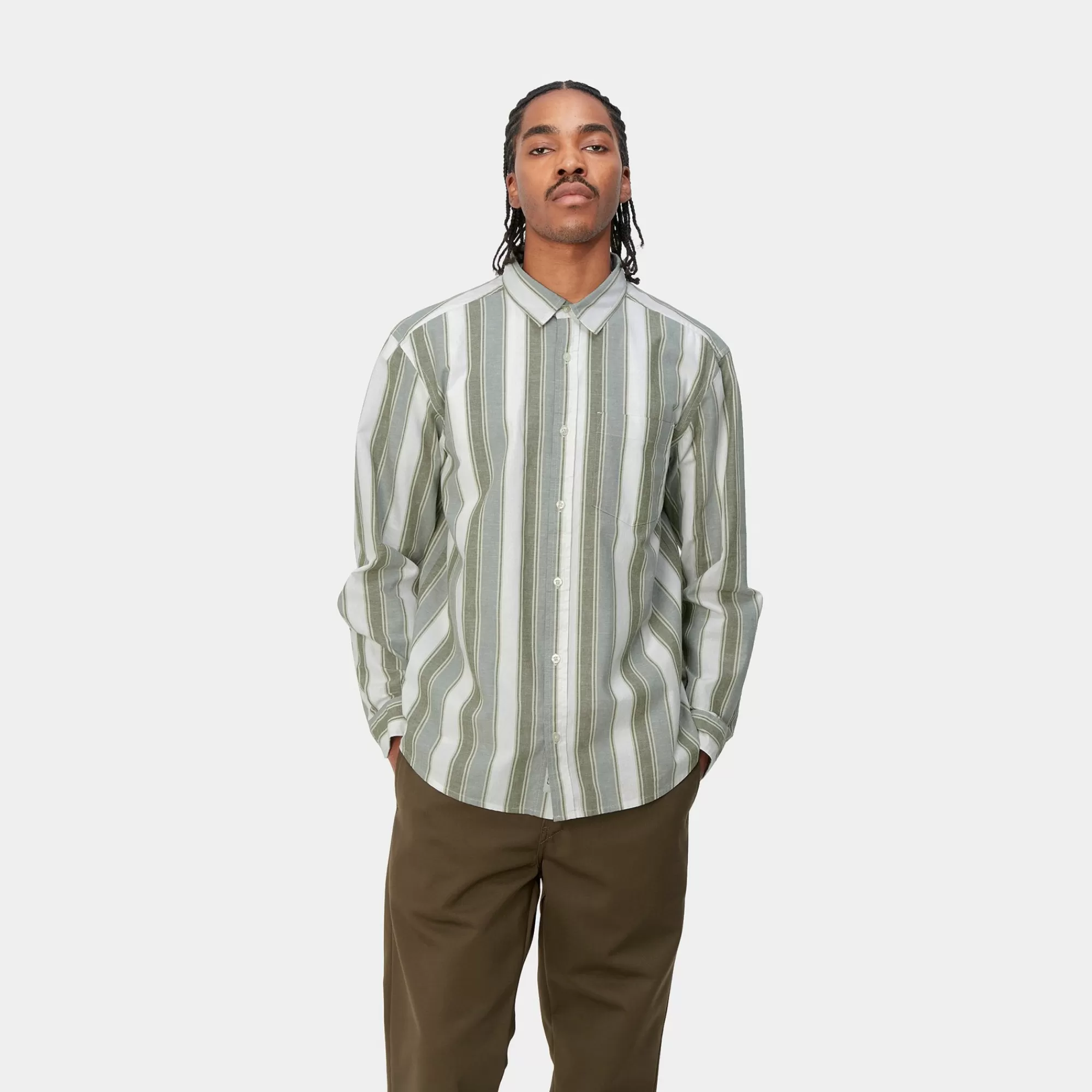 Carhartt WIP Shirts>L/S Kendricks Shirt