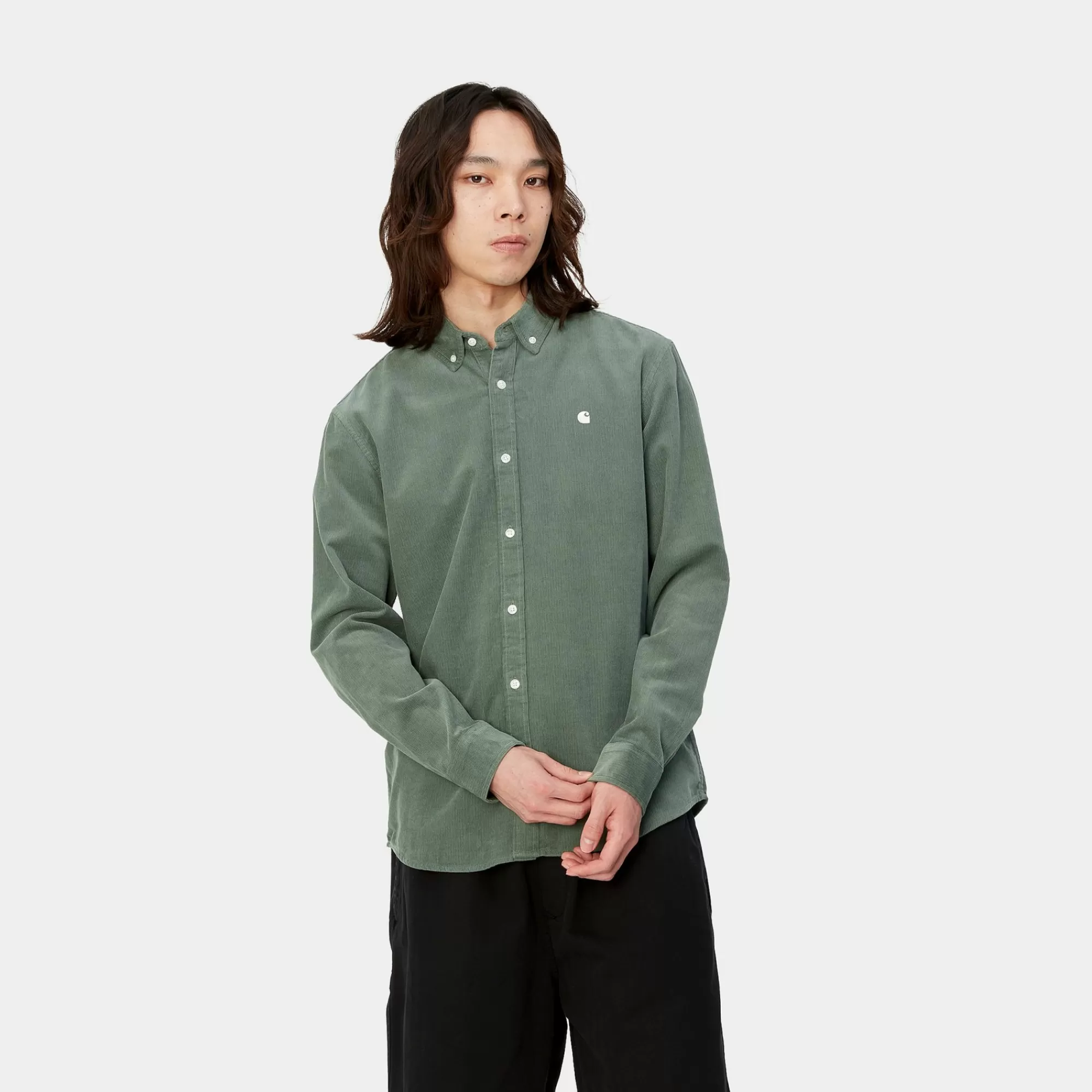 Carhartt WIP Shirts>L/S Madison Fine Cord Shirt