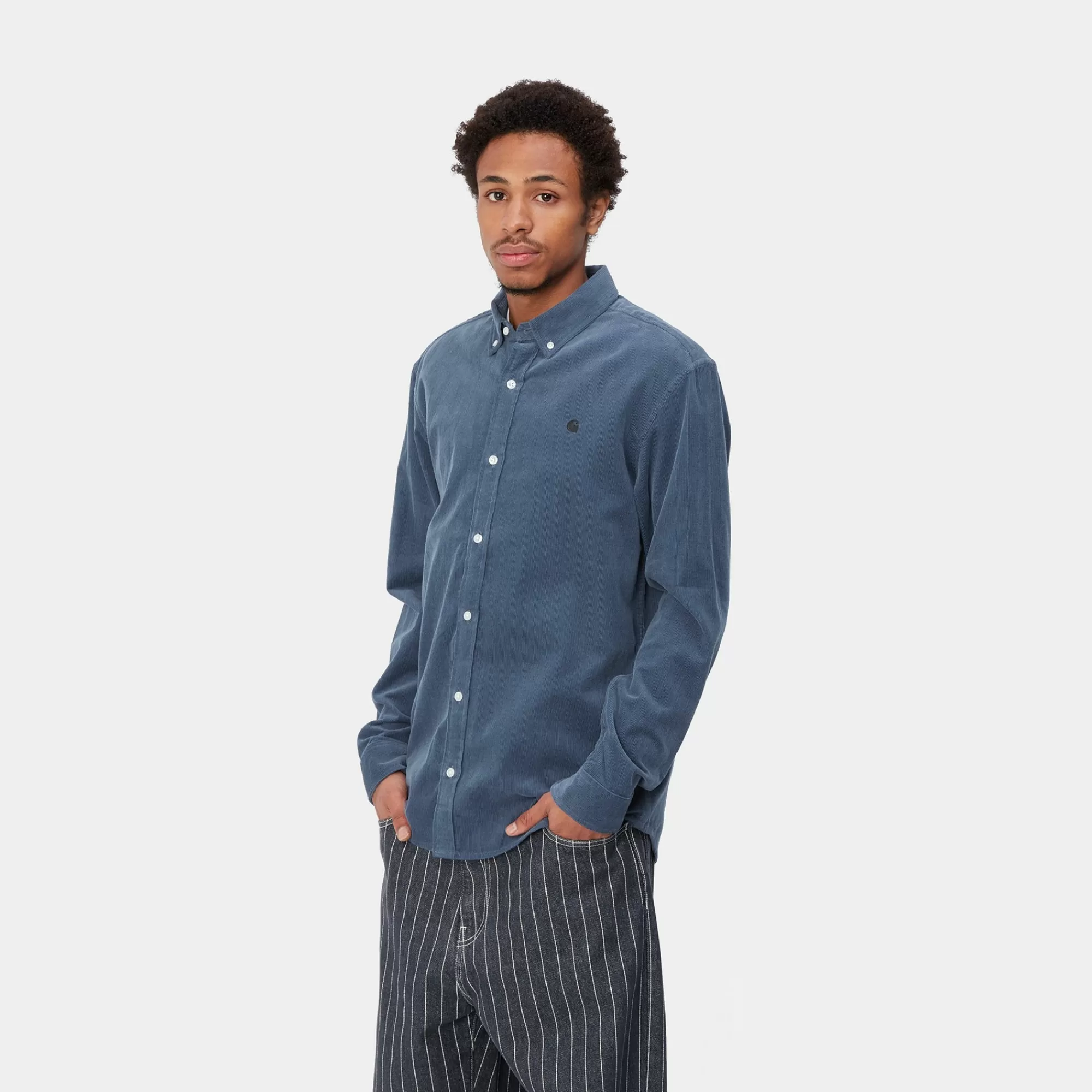 Carhartt WIP Shirts>L/S Madison Fine Cord Shirt