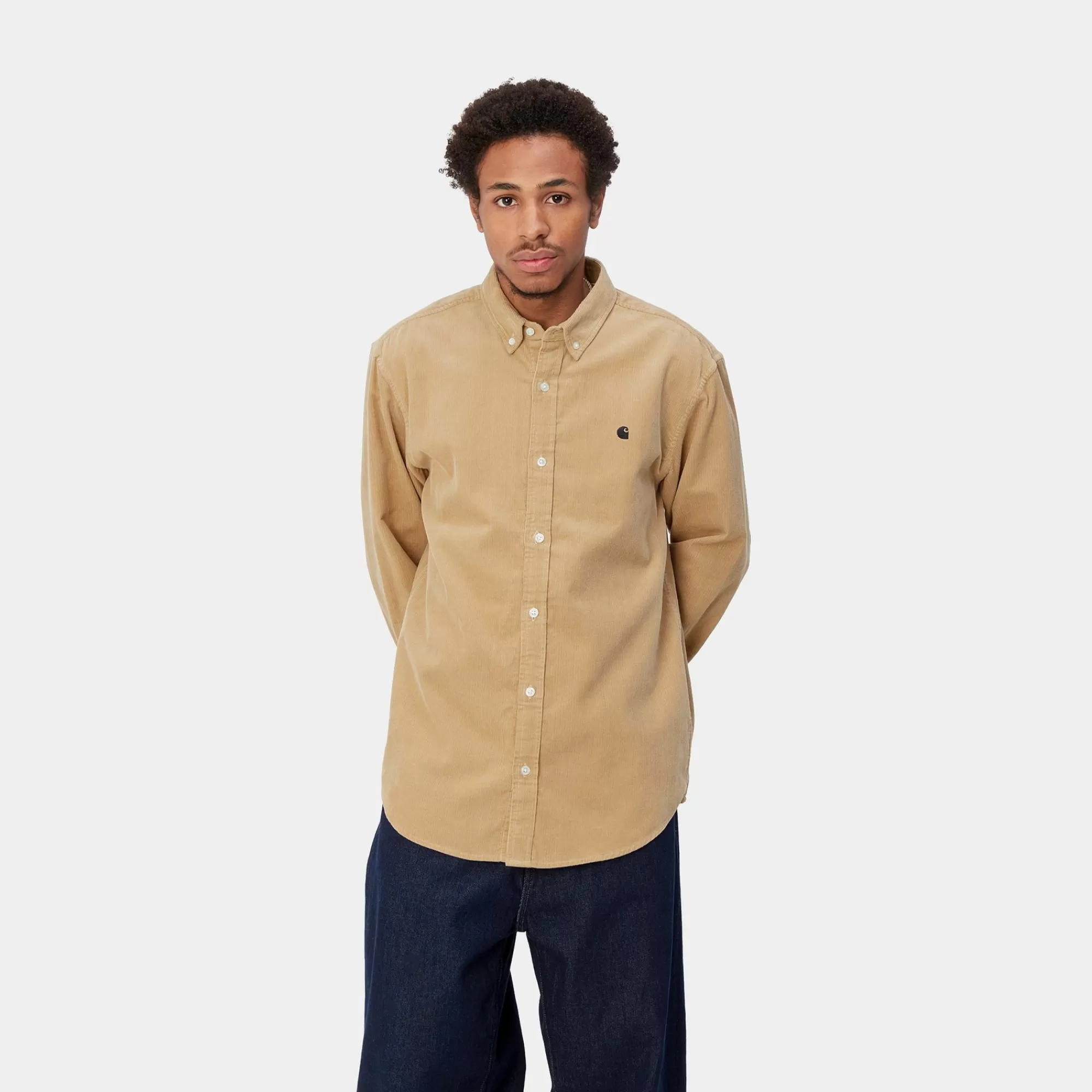 Carhartt WIP Shirts>L/S Madison Fine Cord Shirt