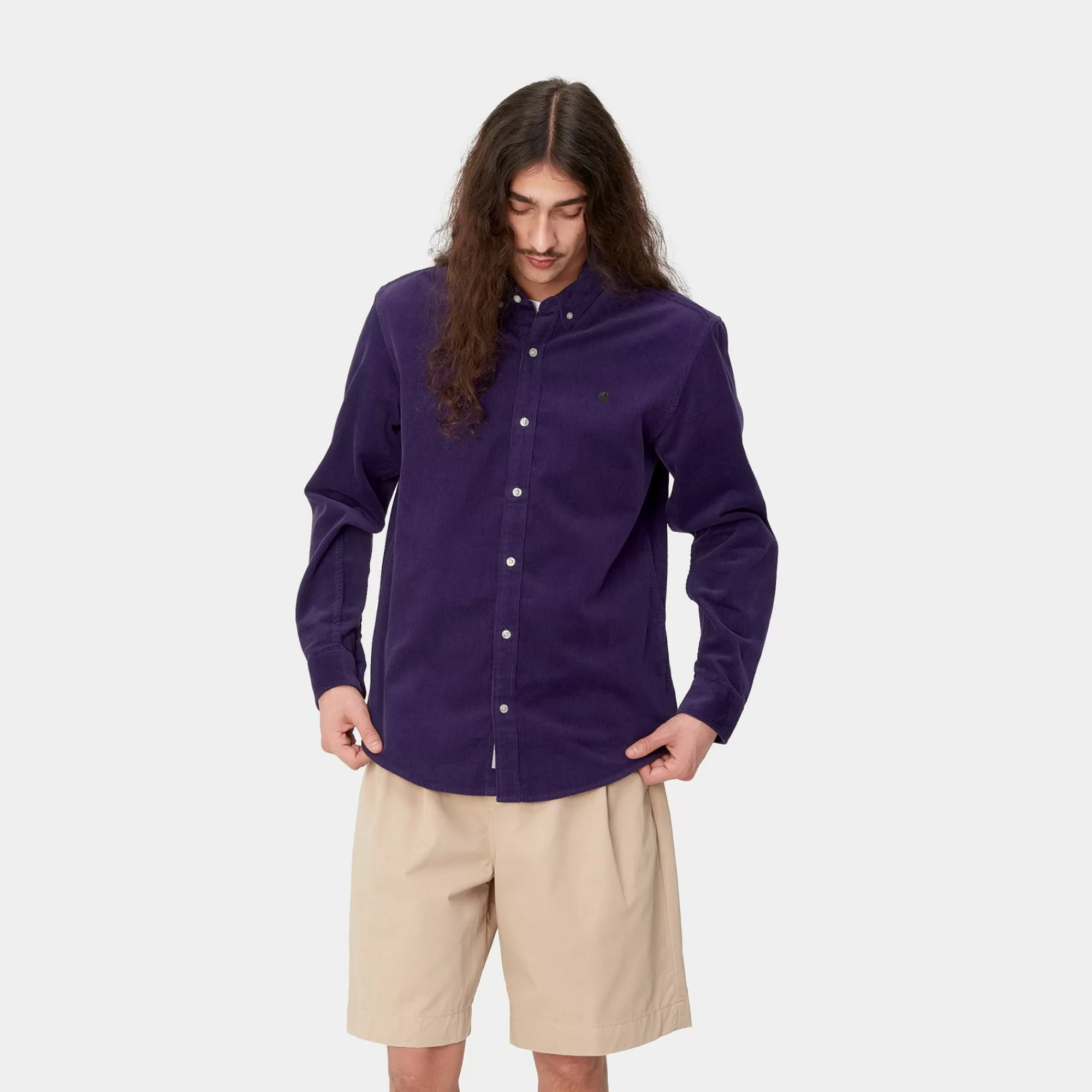 Carhartt WIP Shirts>L/S Madison Fine Cord Shirt