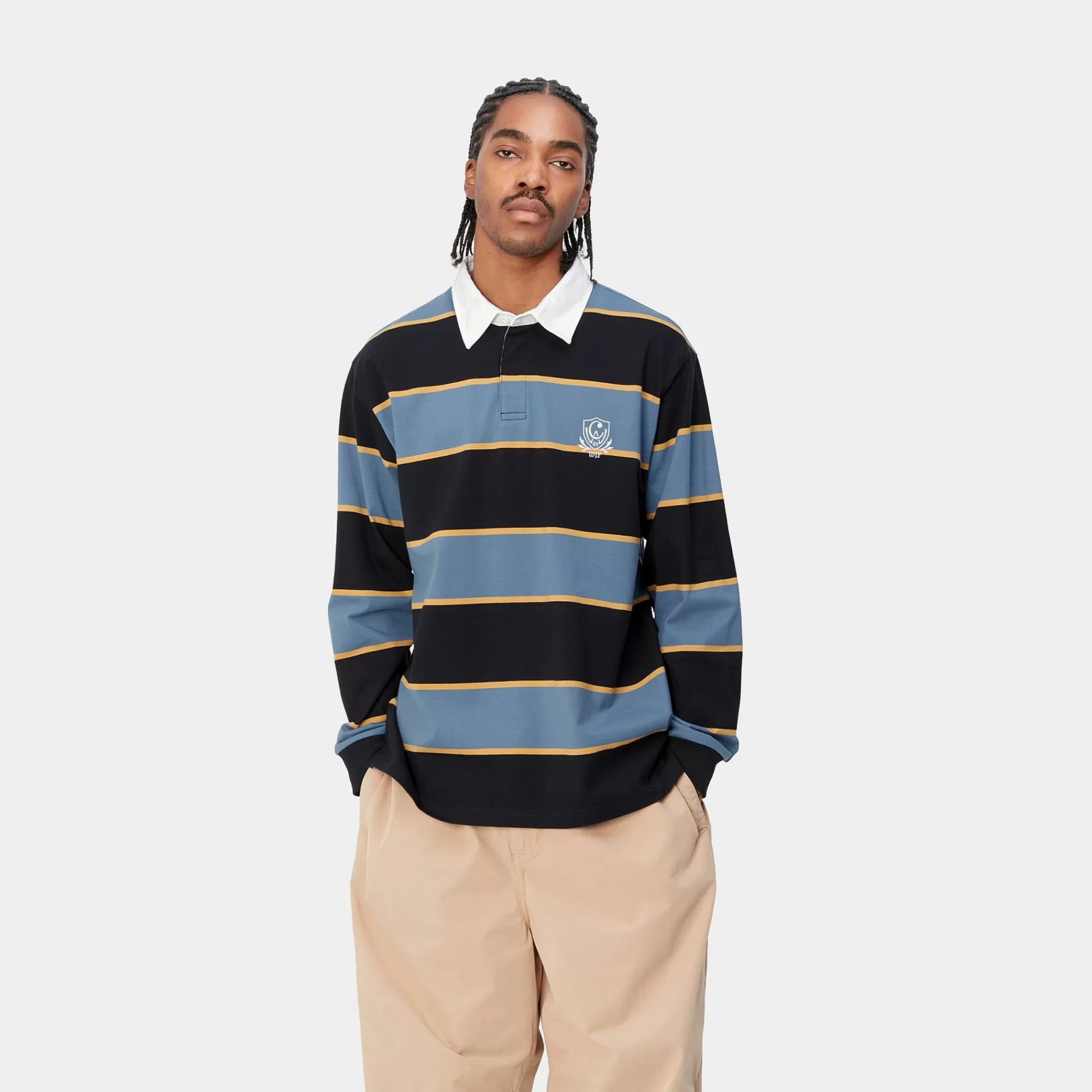 Carhartt WIP T-Shirts & Polos>L/S Wilt Rugby Shirt