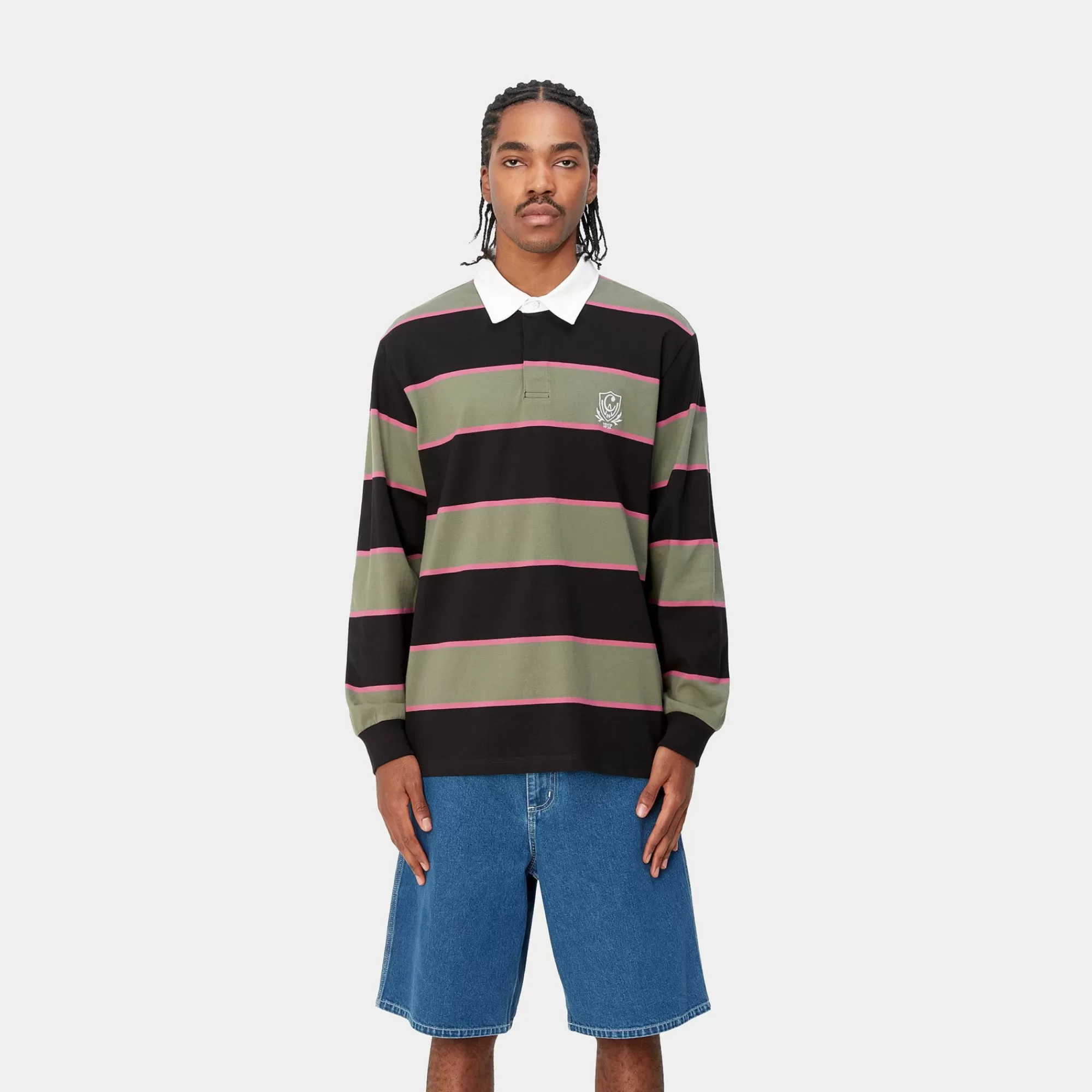 Carhartt WIP T-Shirts & Polos>L/S Wilt Rugby Shirt