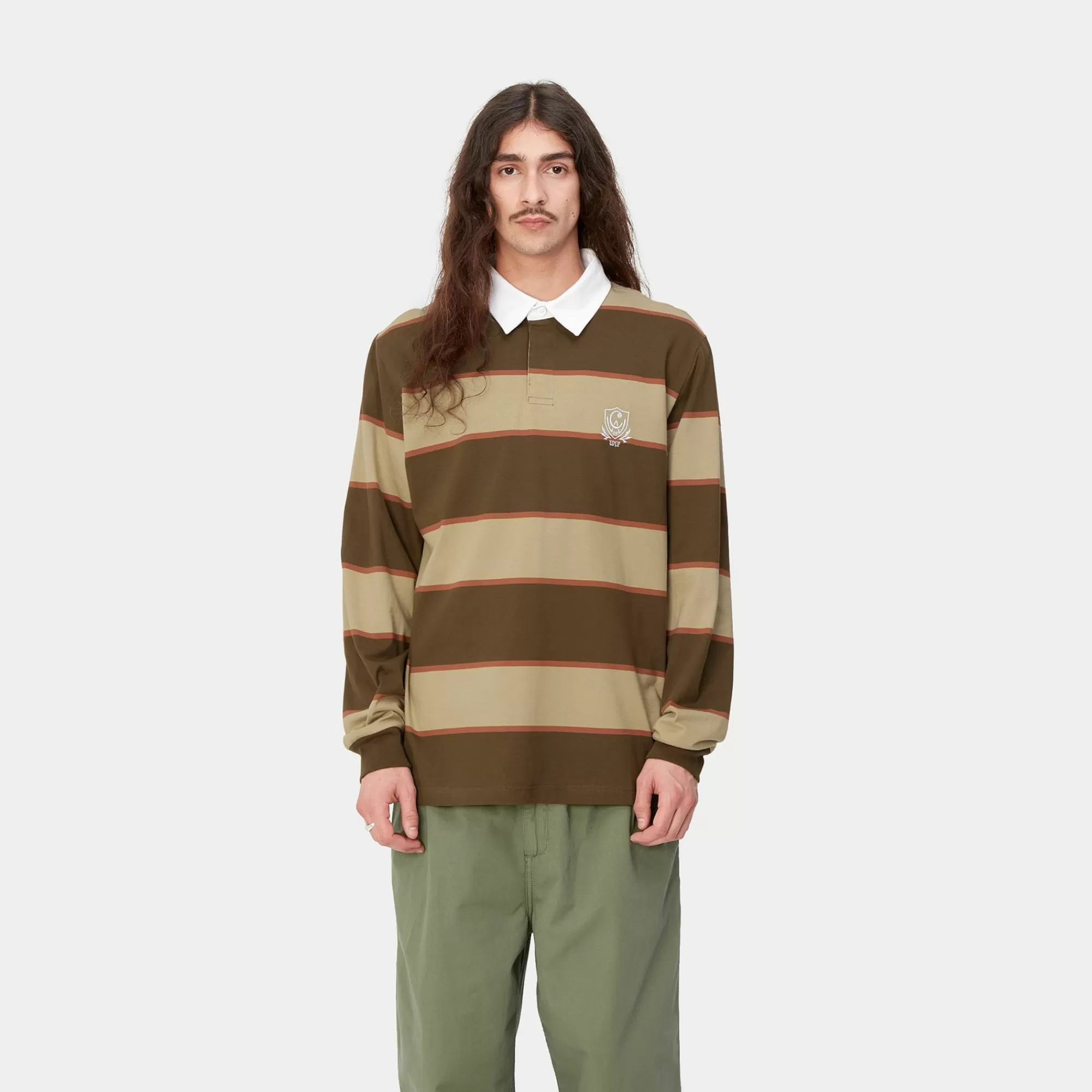 Carhartt WIP T-Shirts & Polos>L/S Wilt Rugby Shirt