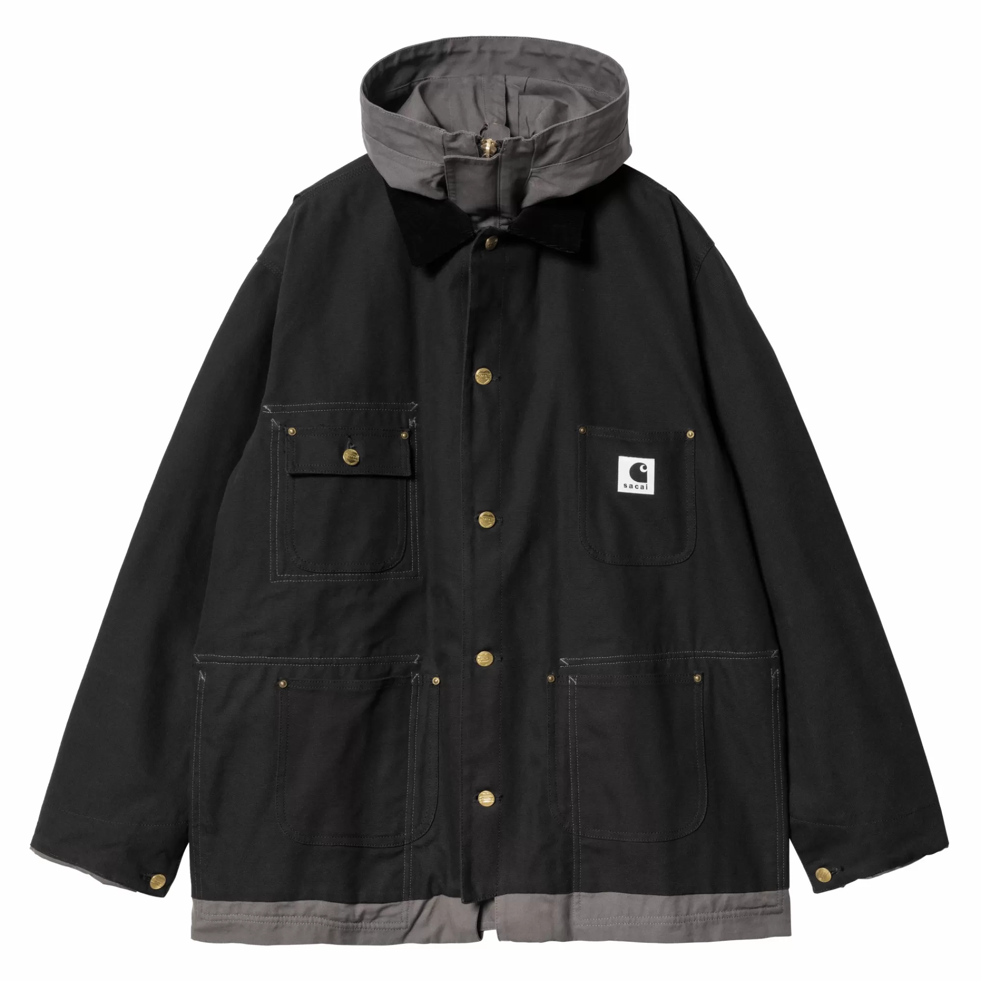 Carhartt WIP Collaborations>Sacai X Reversible Duck Coat