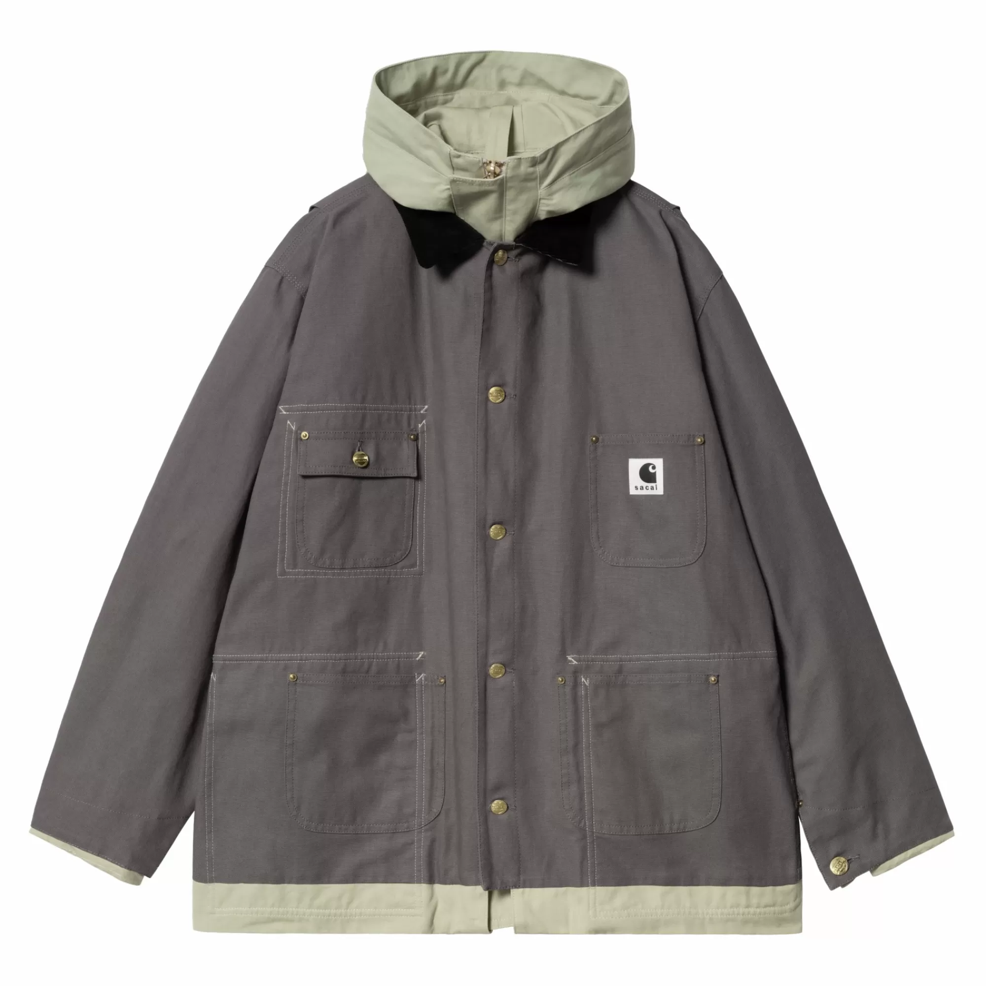 Carhartt WIP Collaborations>Sacai X Reversible Duck Coat