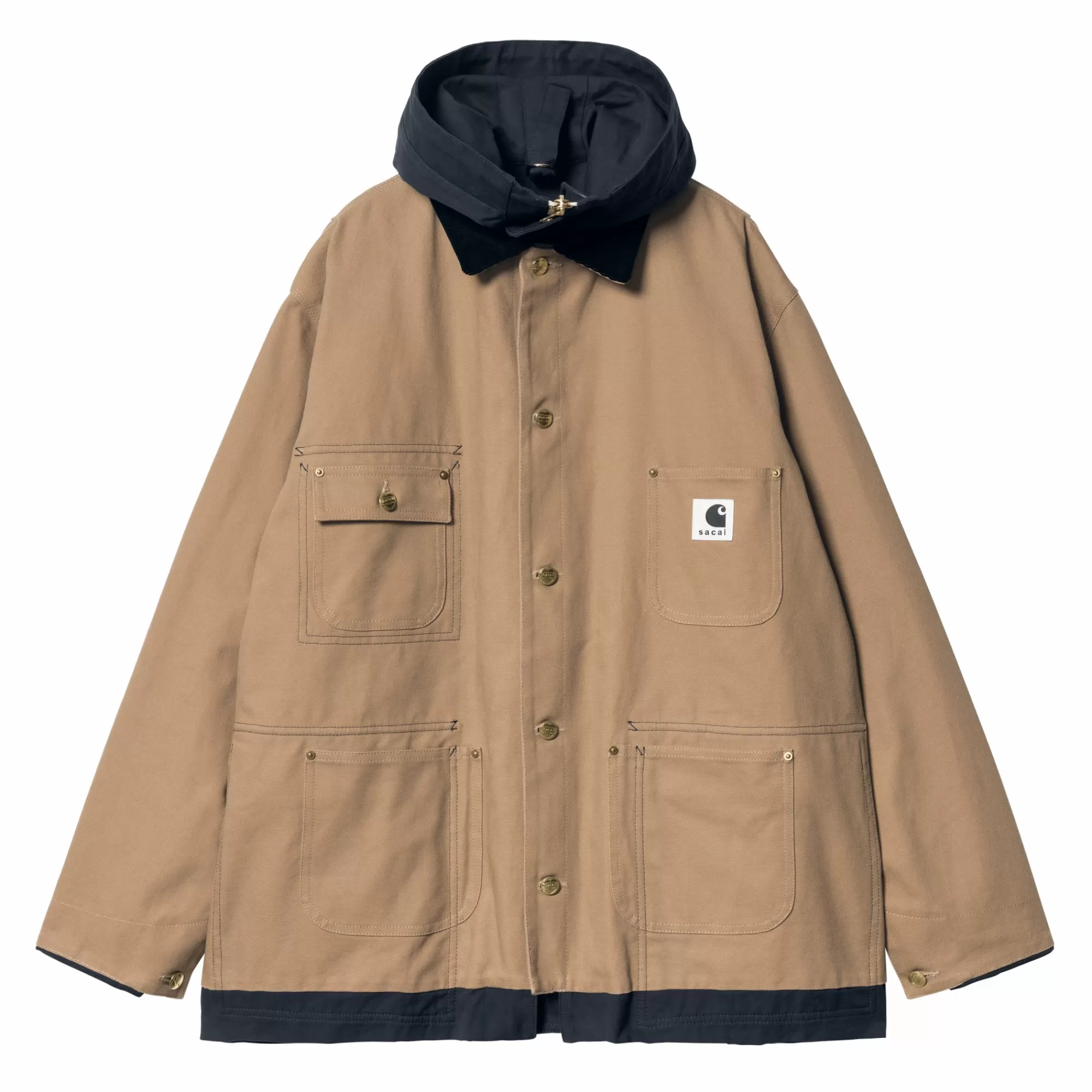 Carhartt WIP Collaborations>Sacai X Reversible Duck Coat