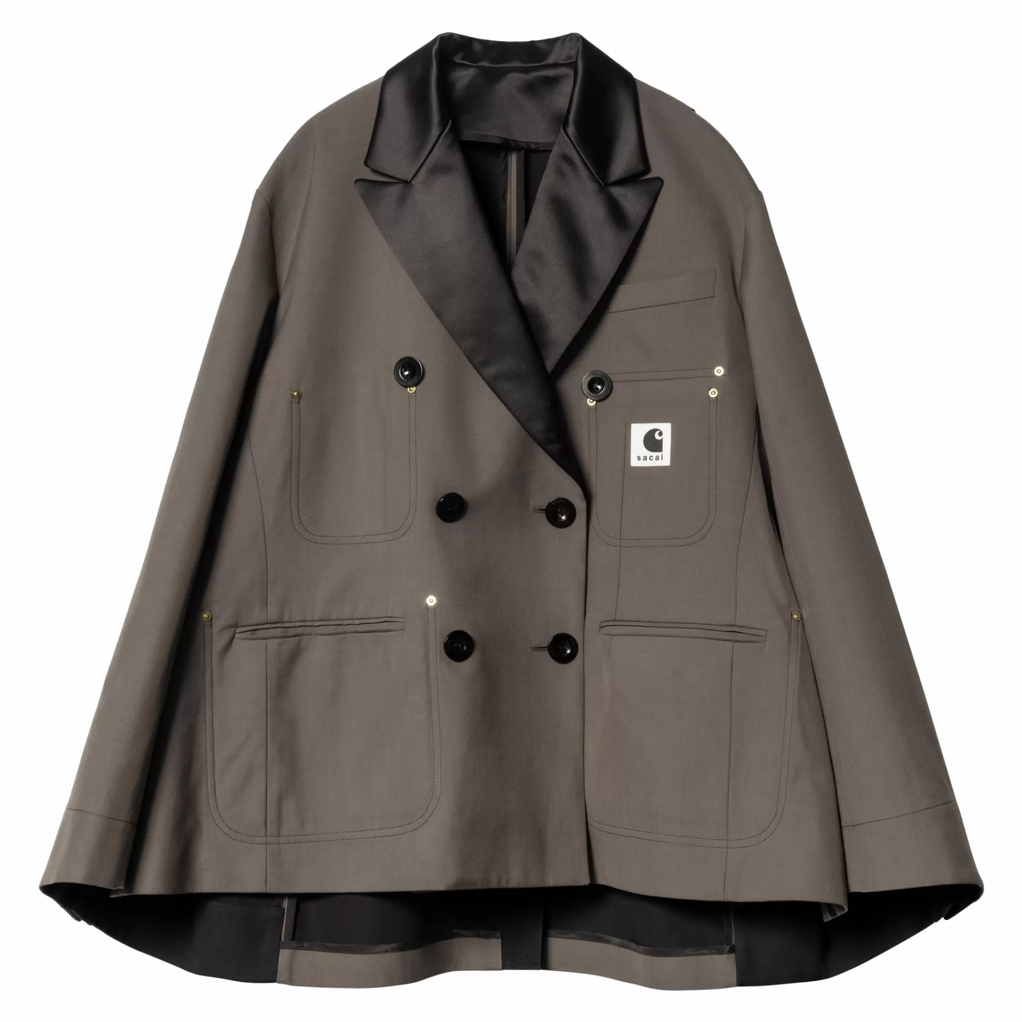 Carhartt WIP Collaborations>Sacai X W' Suiting Bonding Jacket