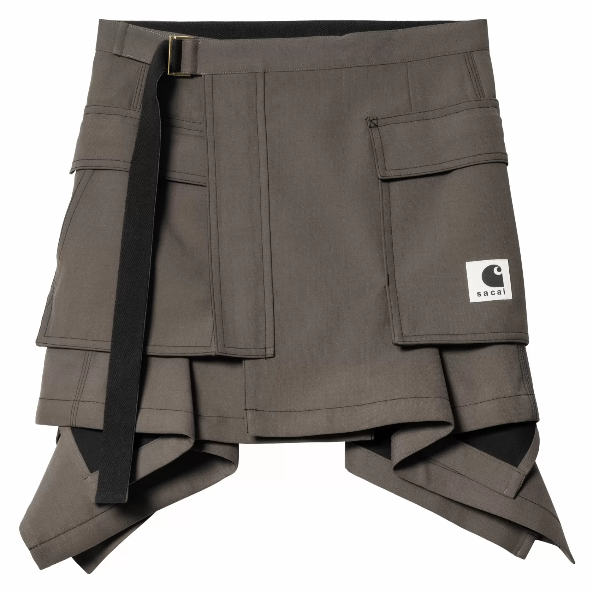 Carhartt WIP Collaborations>Sacai X W' Suiting Bonding Skirt