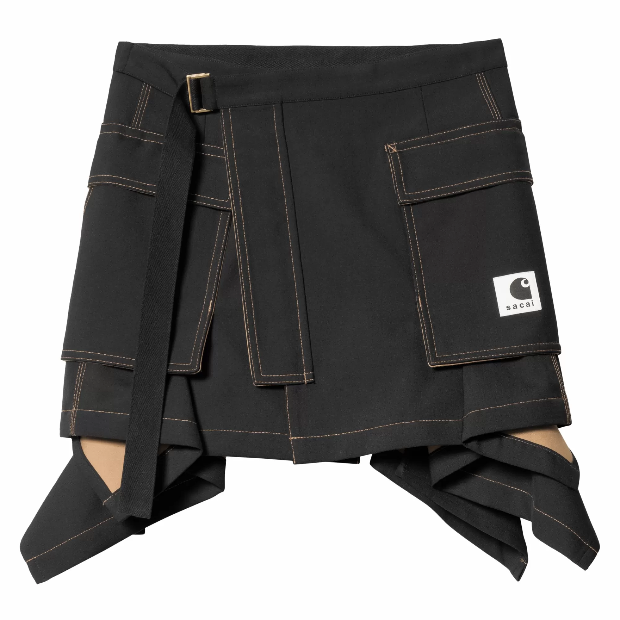 Carhartt WIP Collaborations>Sacai X W' Suiting Bonding Skirt