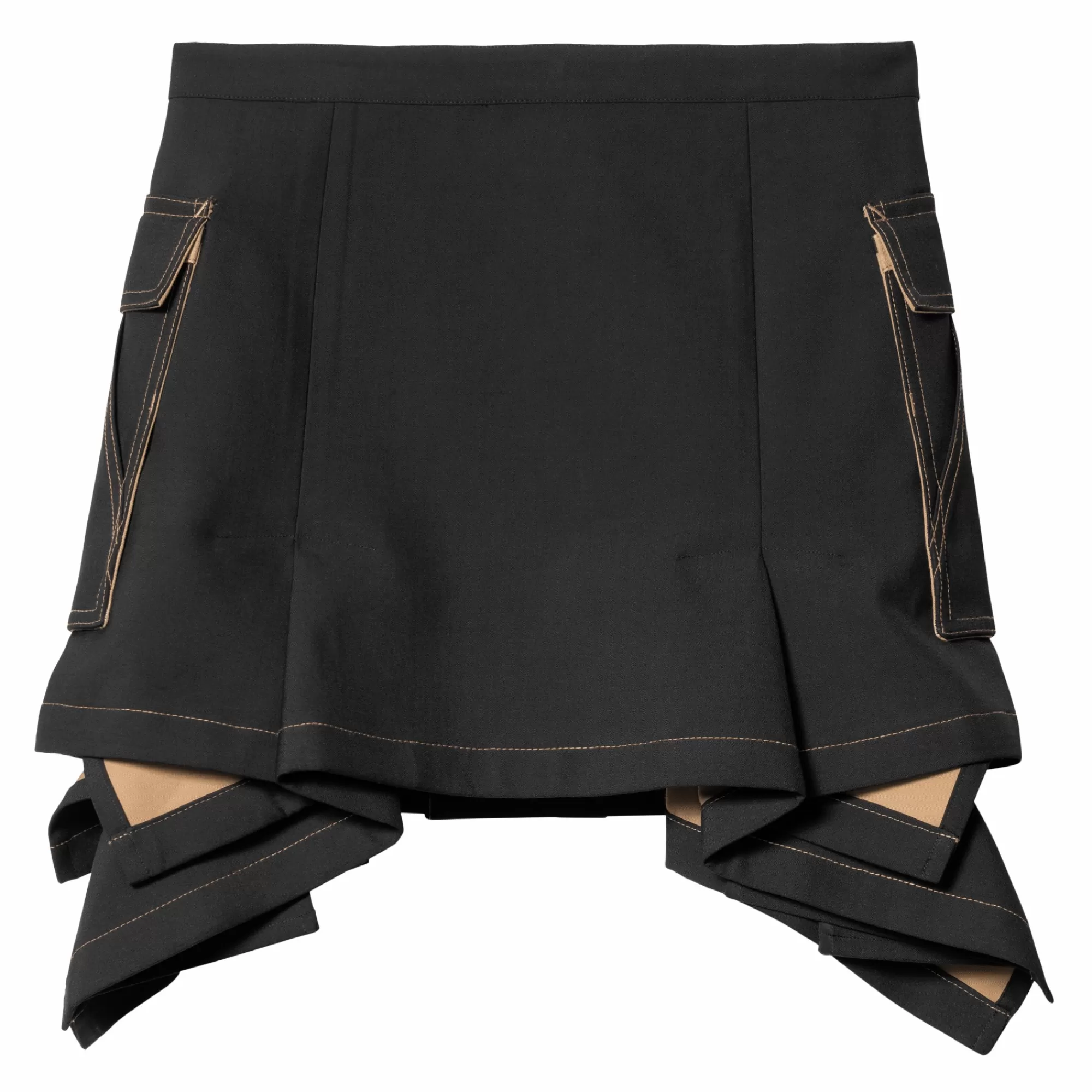 Carhartt WIP Collaborations>Sacai X W' Suiting Bonding Skirt