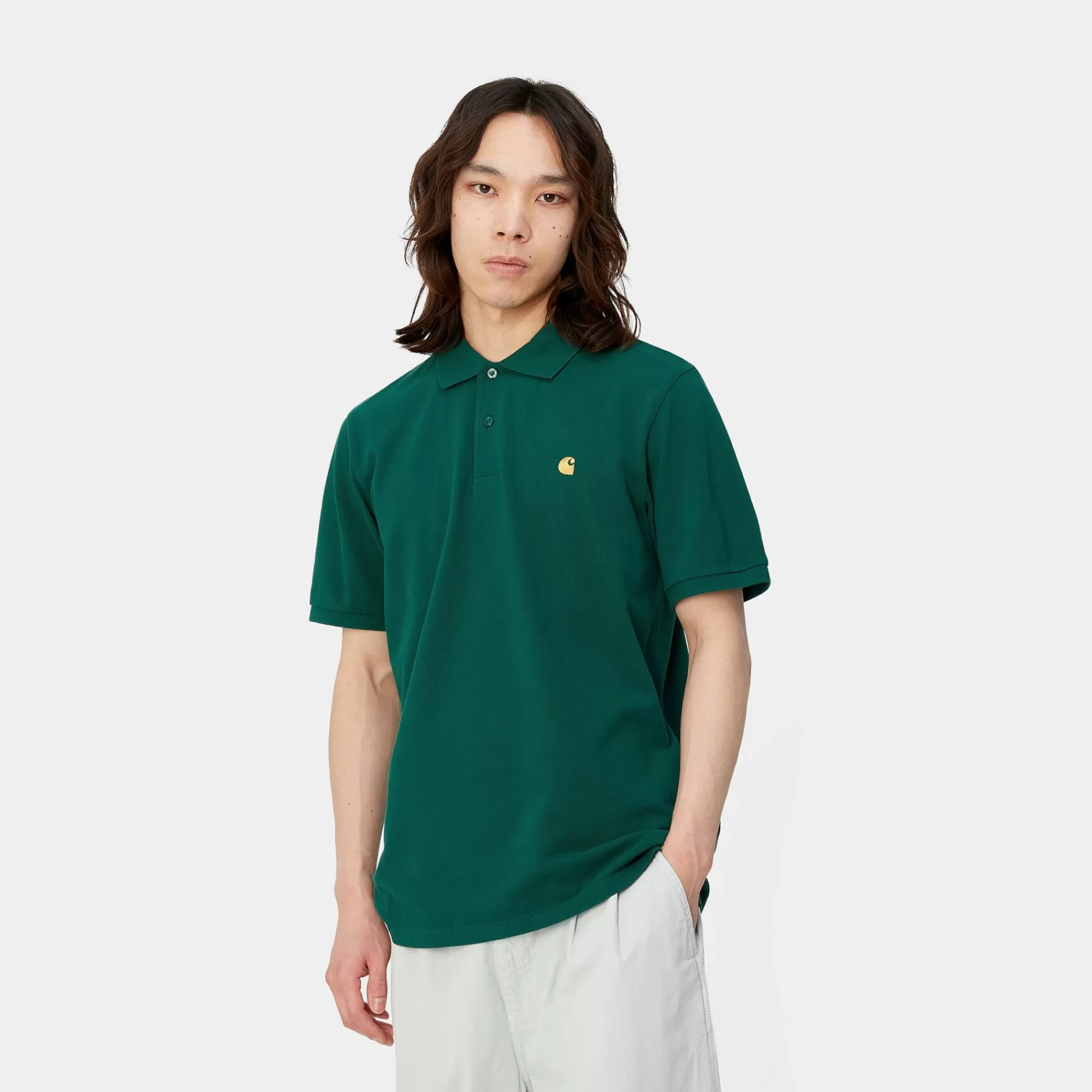 Carhartt WIP T-Shirts & Polos>S/S Chase Pique Polo