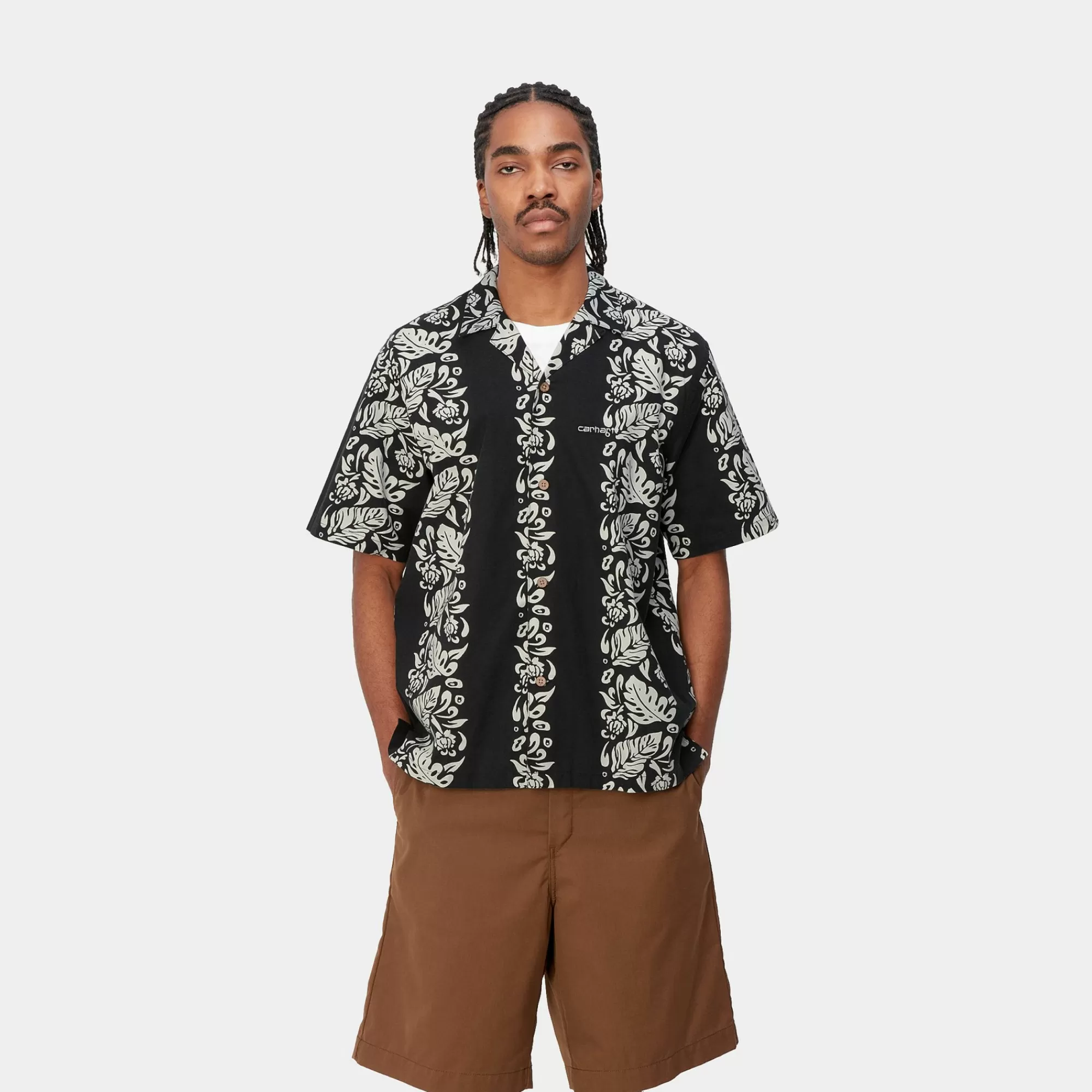 Carhartt WIP Shirts>S/S Floral Shirt