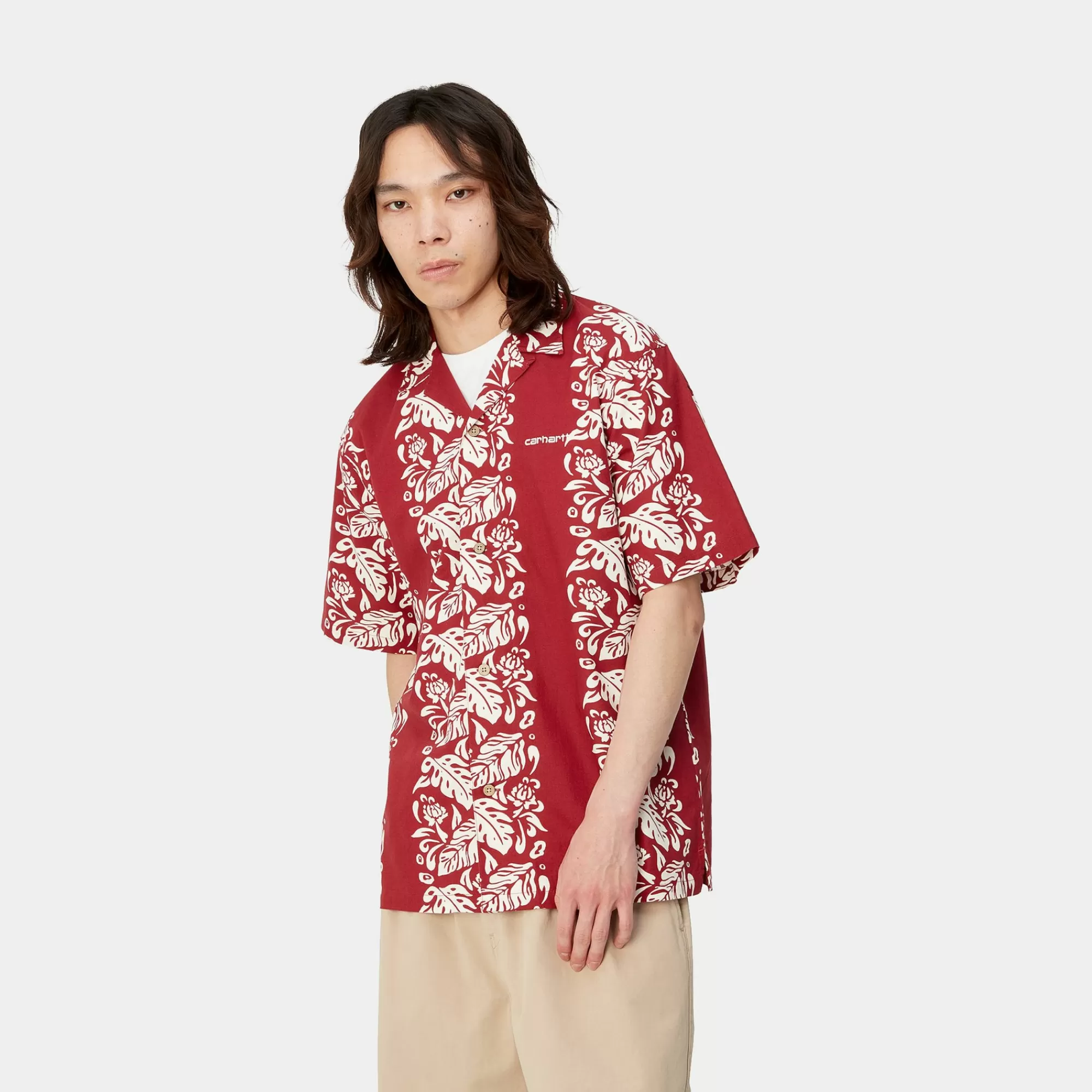 Carhartt WIP Shirts>S/S Floral Shirt