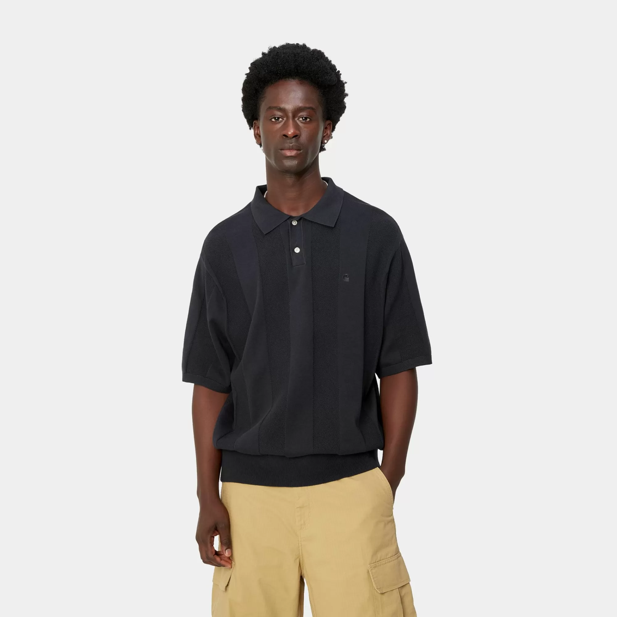 Carhartt WIP T-Shirts & Polos>S/S Miles Knit Polo