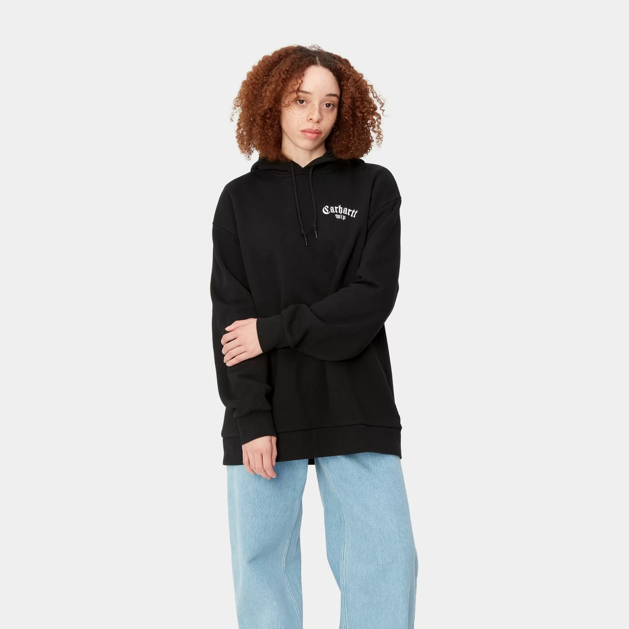 Carhartt WIP Sweats>W' Hooded Onyx Script Sweat