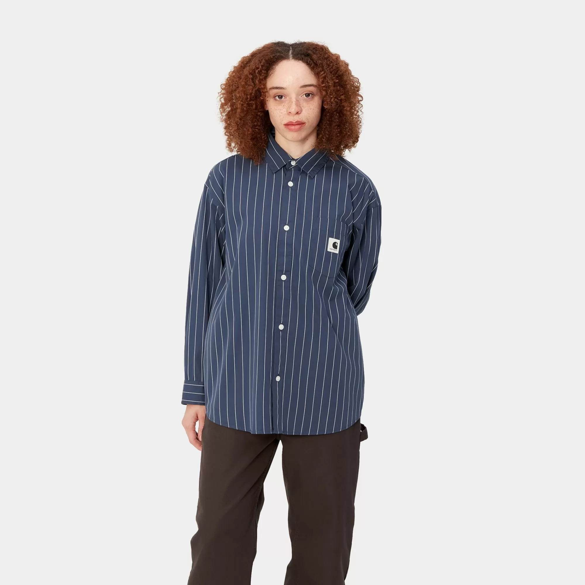 Carhartt WIP Shirts>W' L/S Orlean Shirt