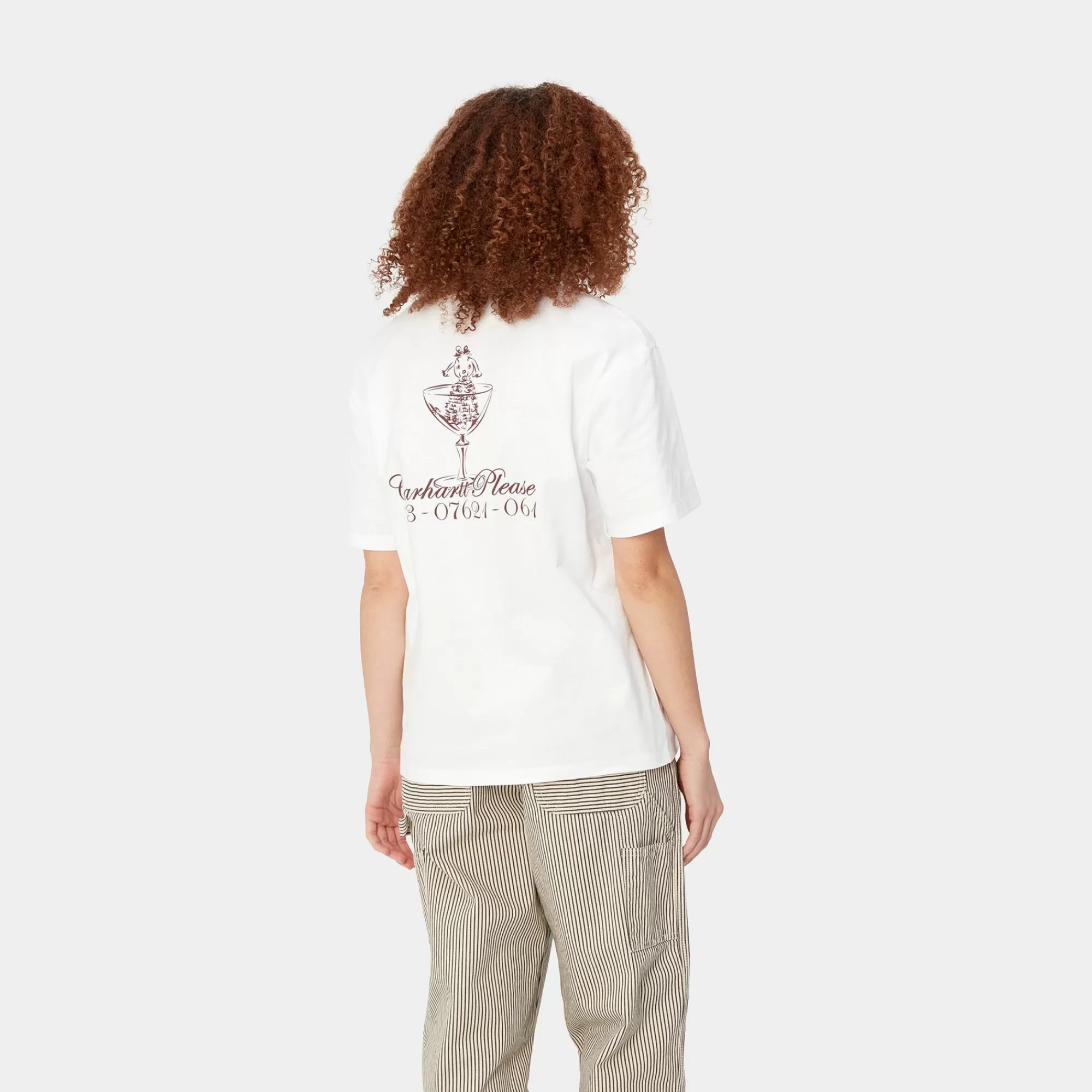 Carhartt WIP T-Shirts>W' S/S Carhartt Please T-Shirt