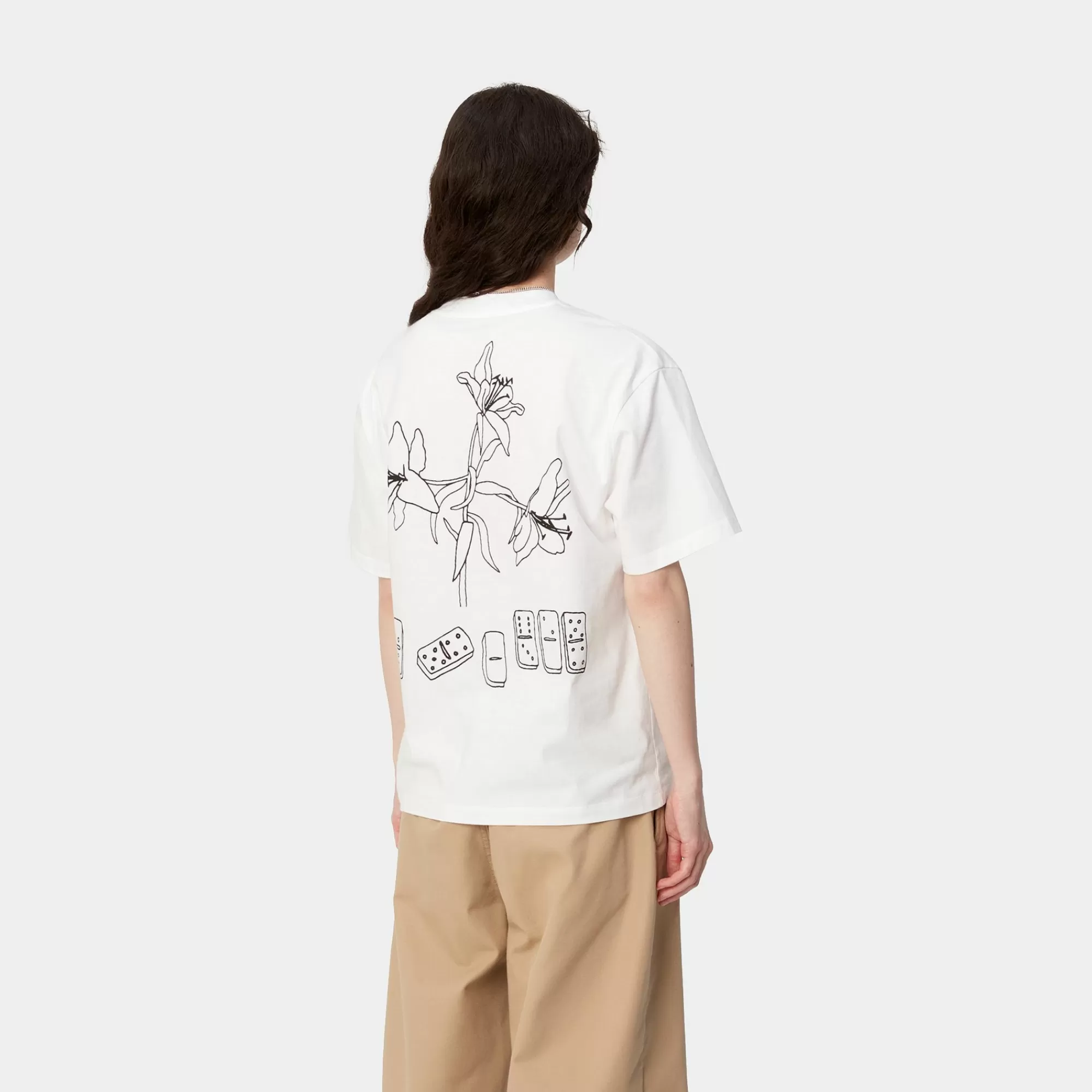 Carhartt WIP T-Shirts>W' S/S Isis Maria Lunch T-S