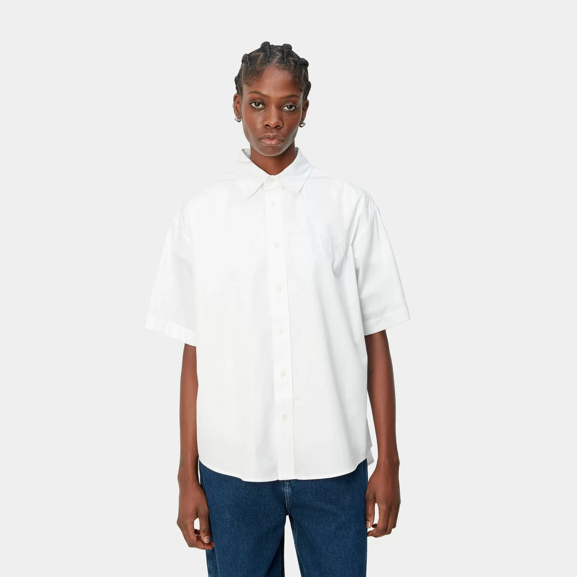 Carhartt WIP Shirts>W' S/S Jaxon Shirt